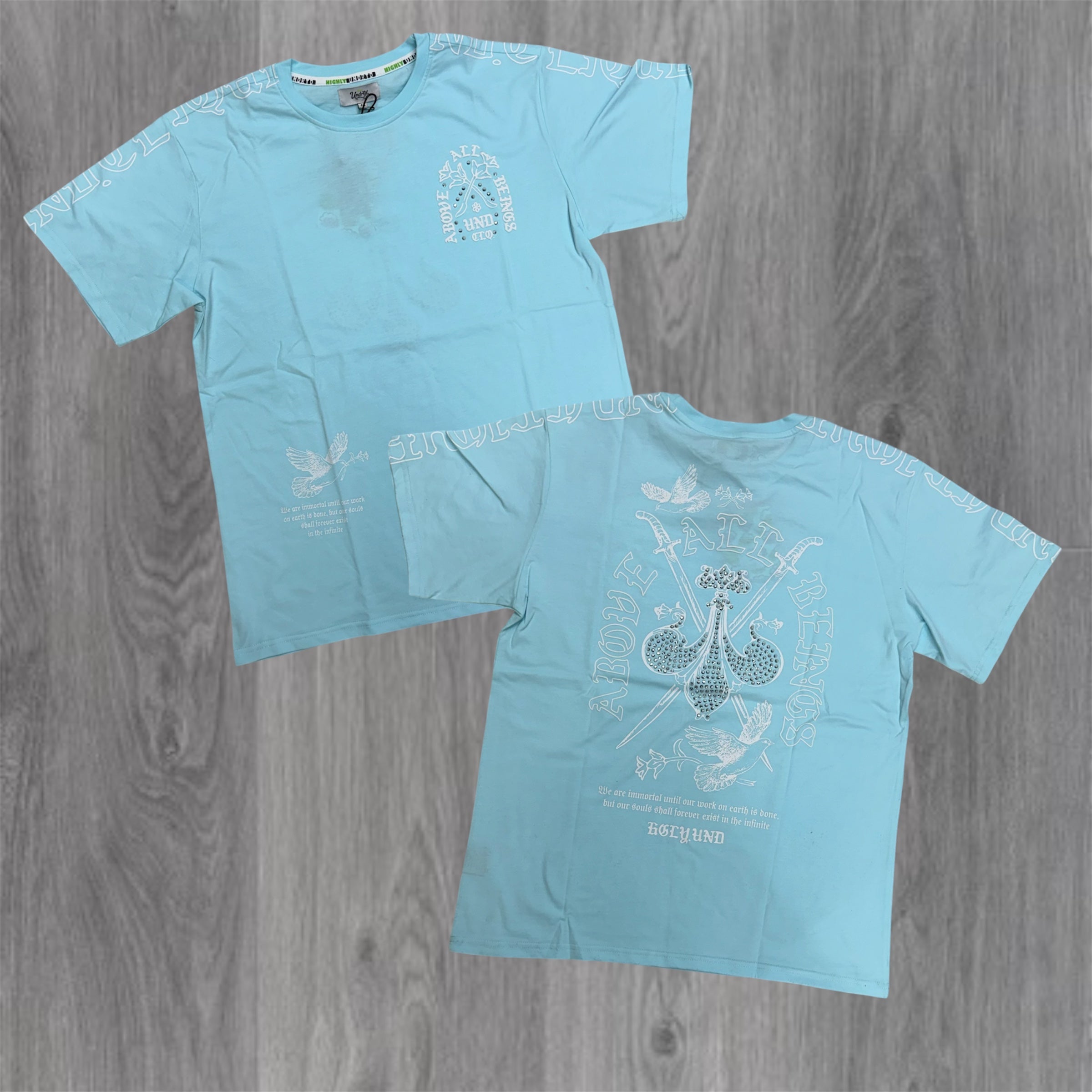 UNDRTD - Above All -shirt - Blue - 6110