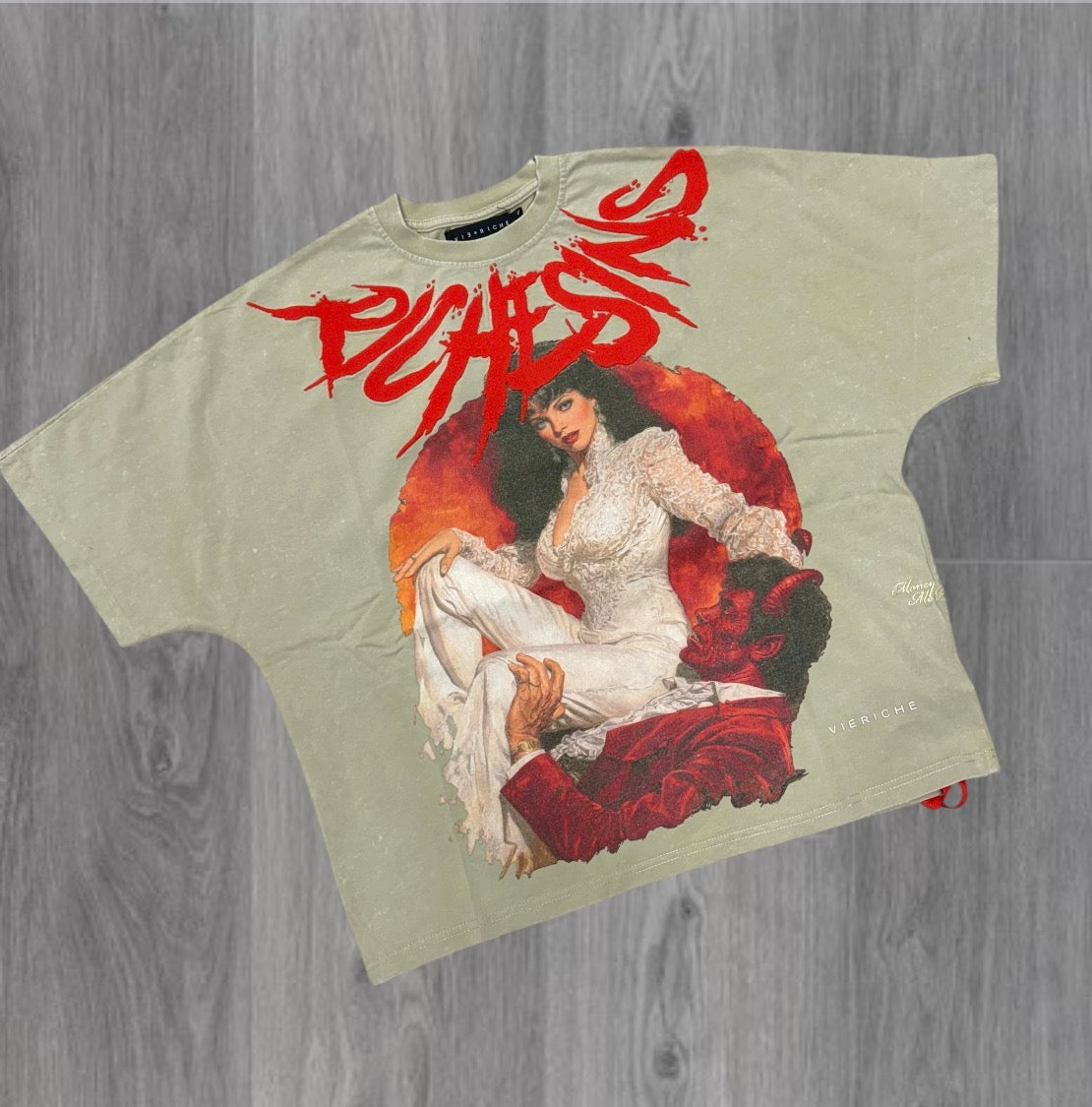 VR -Rich Angel T-shirt - Khaki 2033
