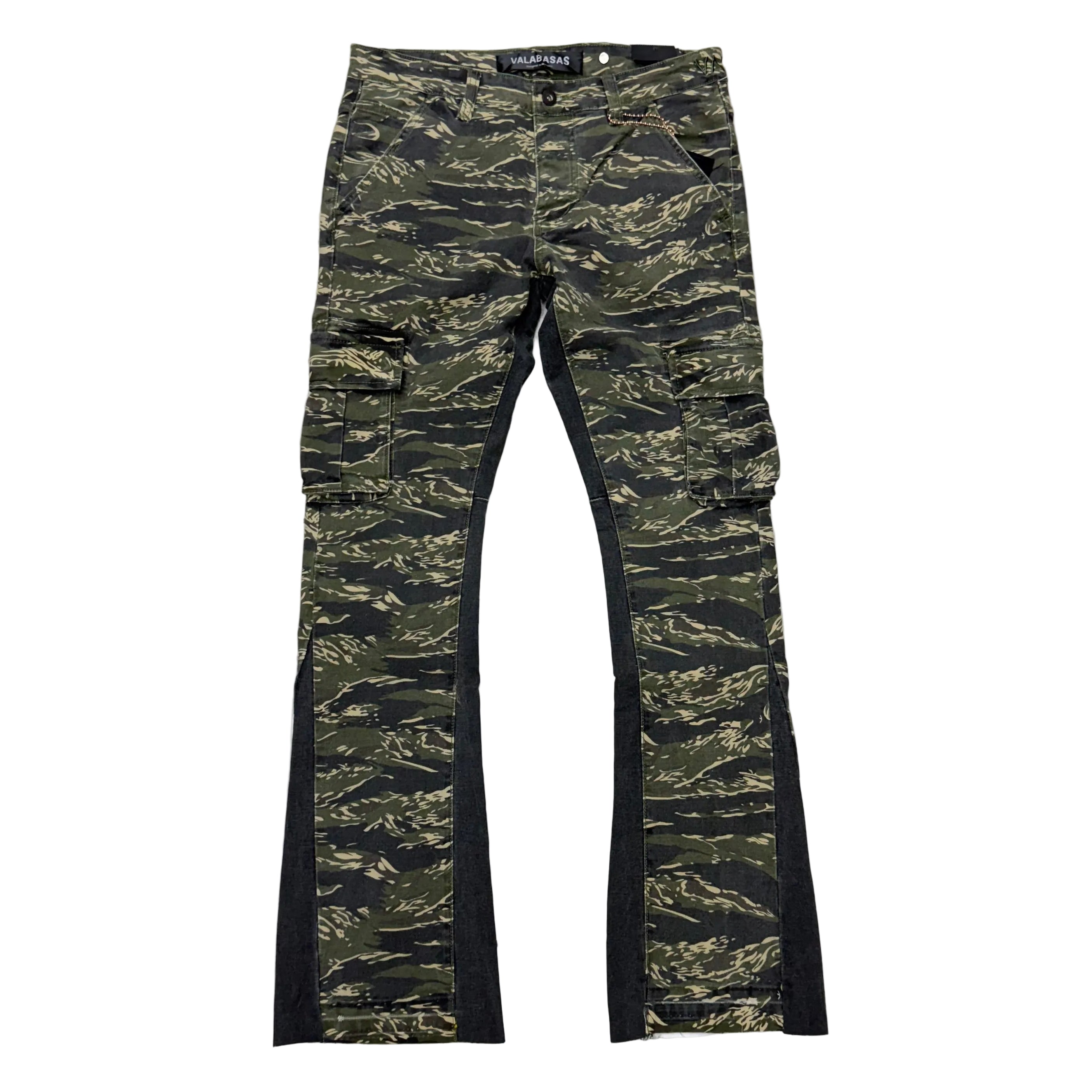 Valabasas - Geno Camo Stacked Denim - TAC GREEN  1006