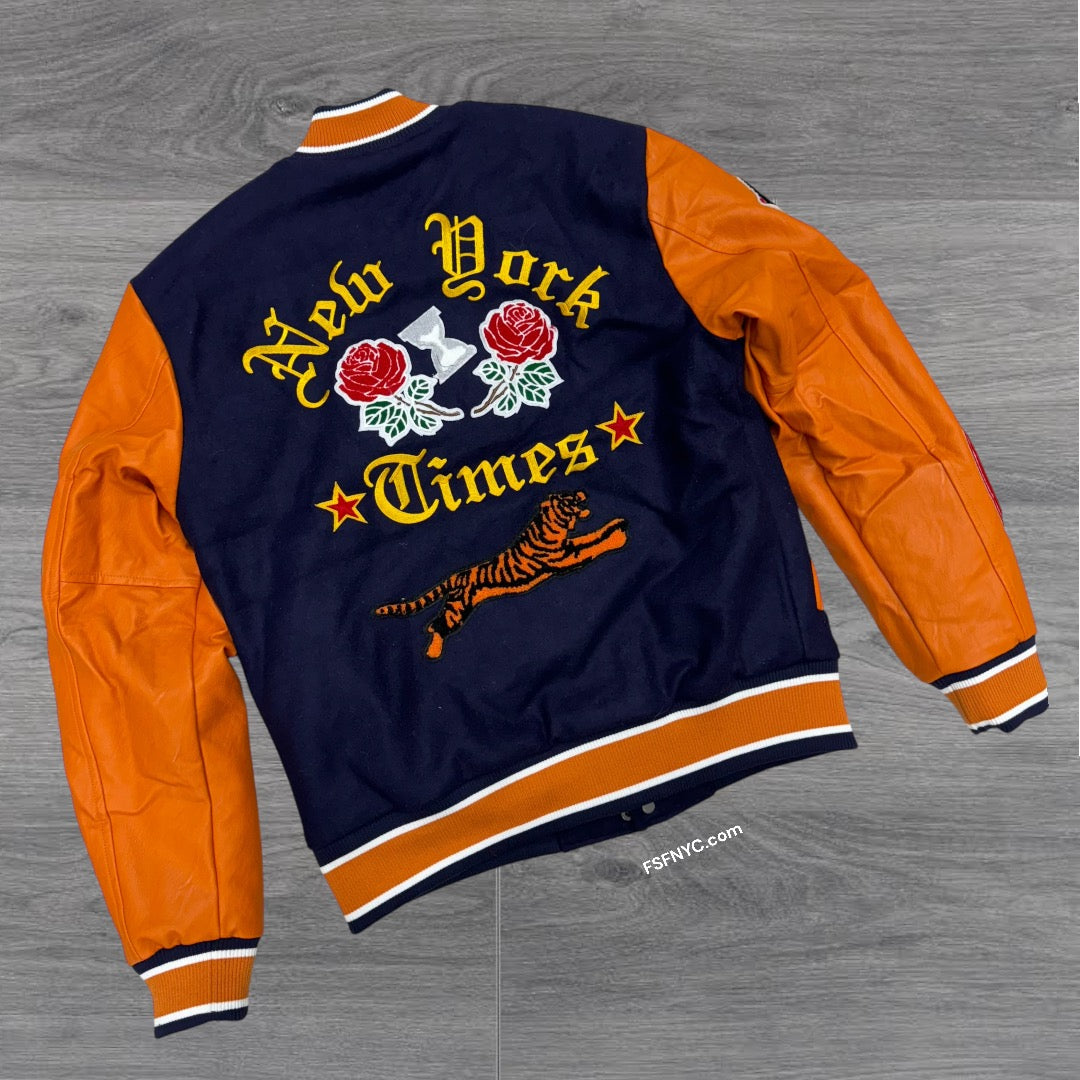 JC Champs Varsity Jacket Navy 91649