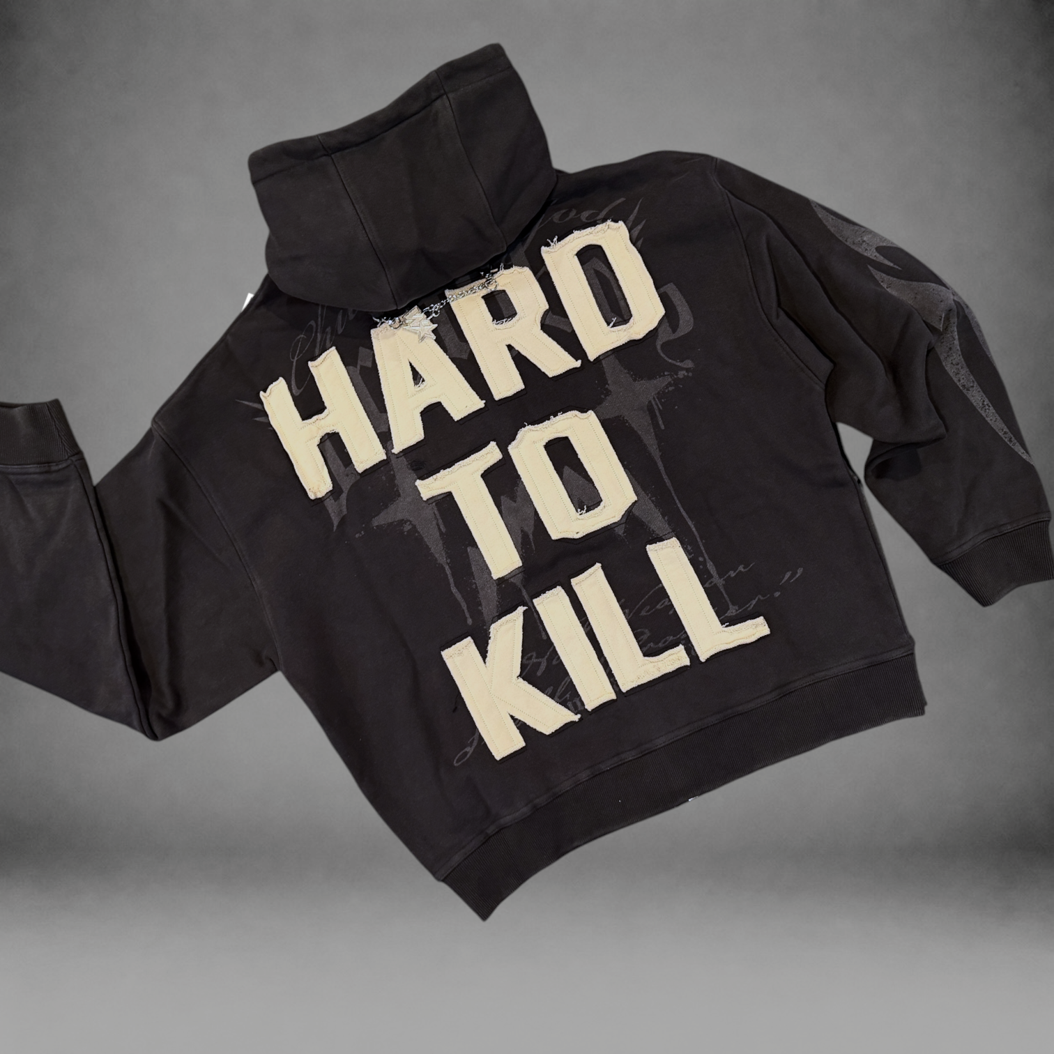 WrathBoy - Hard To Kill Zip Hoodie - Black - 618