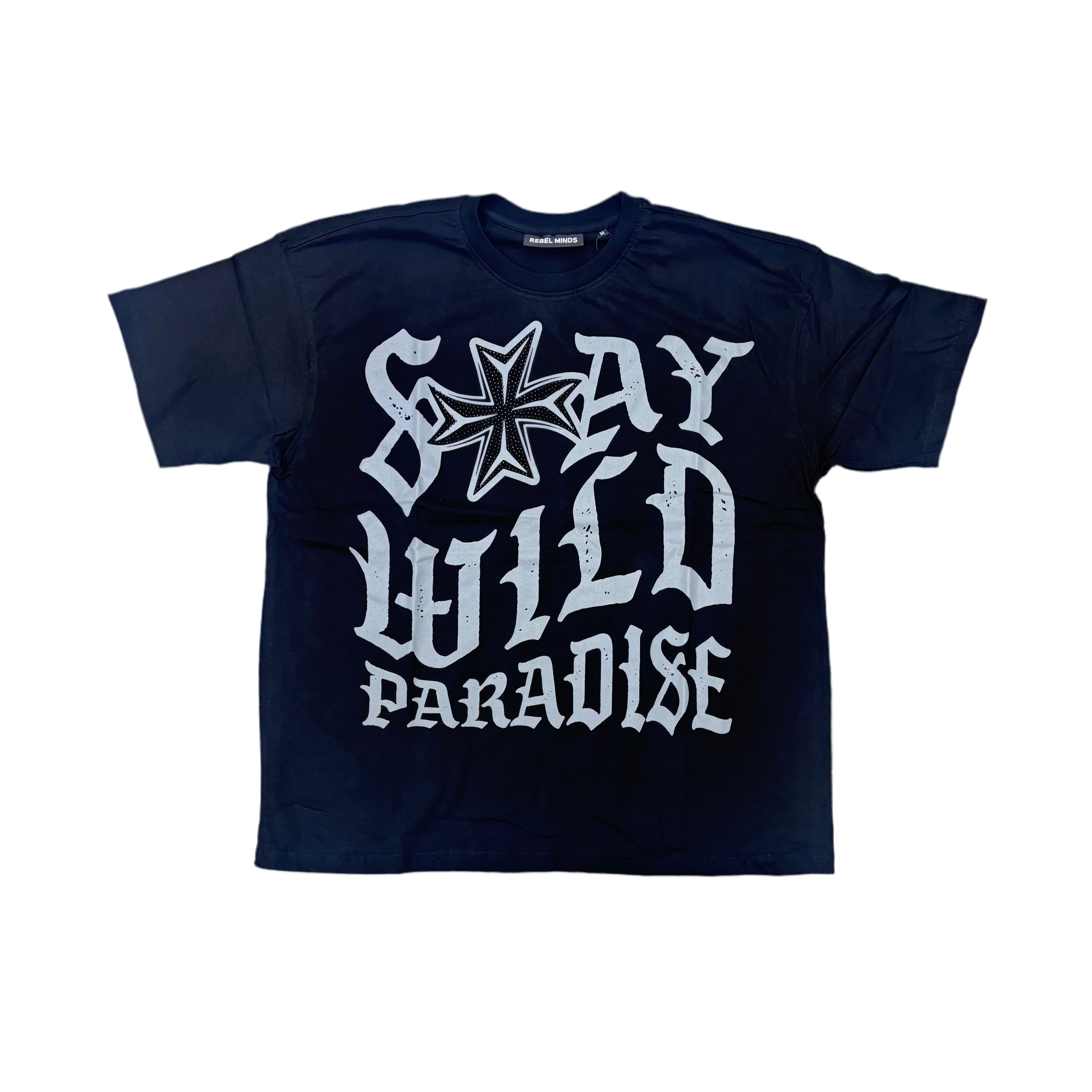 Rebel stay Wild T-shit Black 167