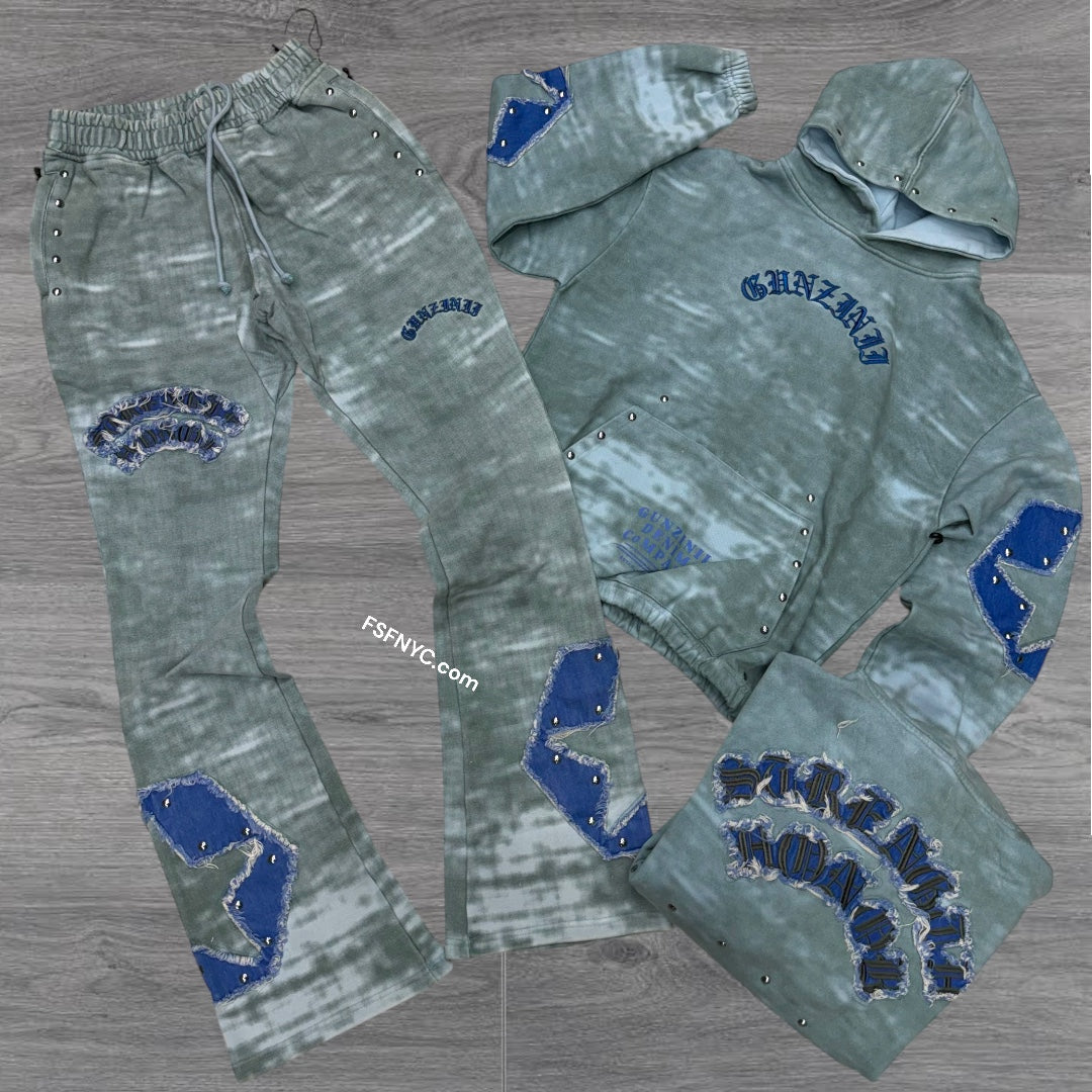 Gunzinii Hoodie Set Lt Blue GZ550 GZ551