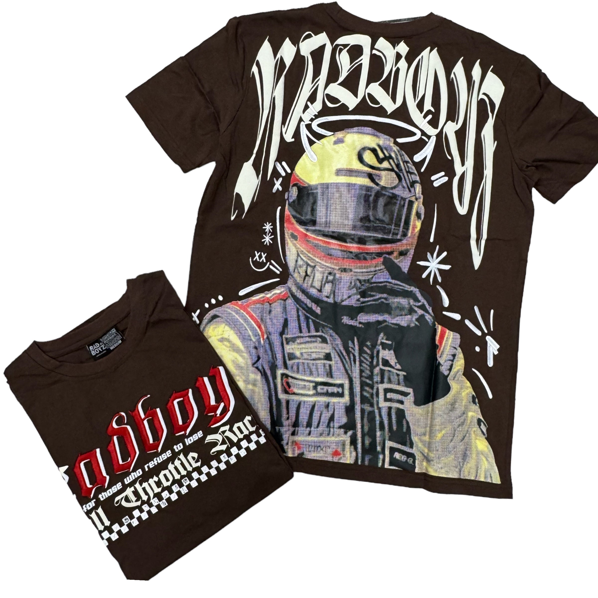 Rad Boyz Driver T-shirt Brown