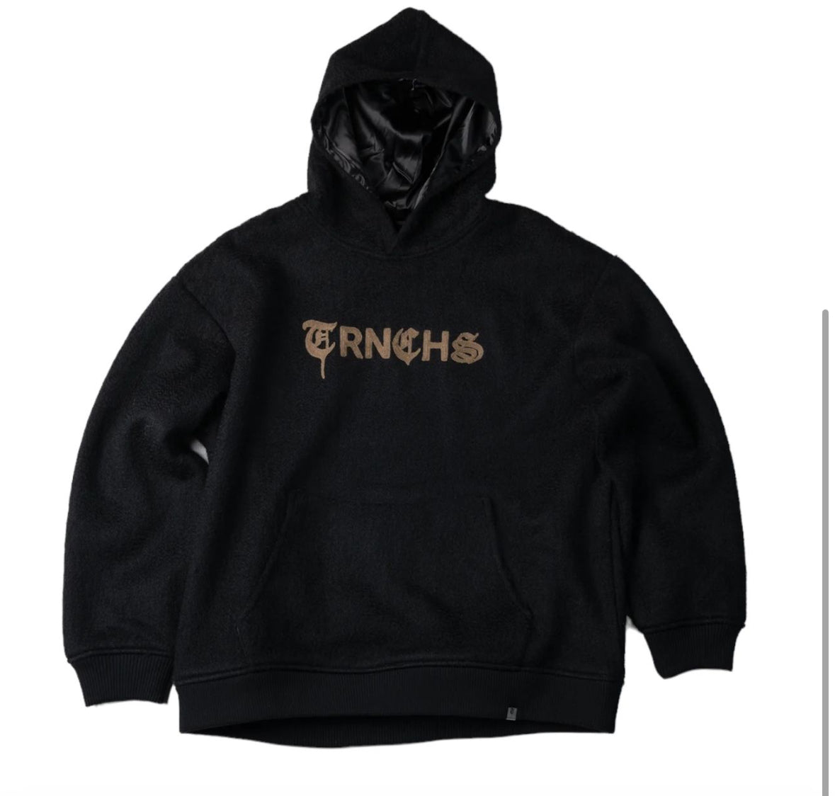 Trnchs wolffur hood Black 511