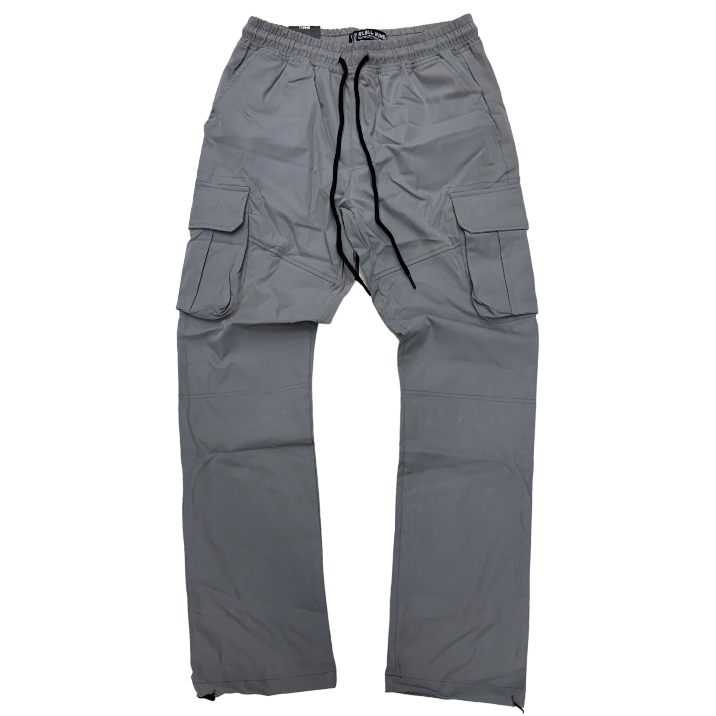 Rebel Nylon Cargo Pants Grey  421