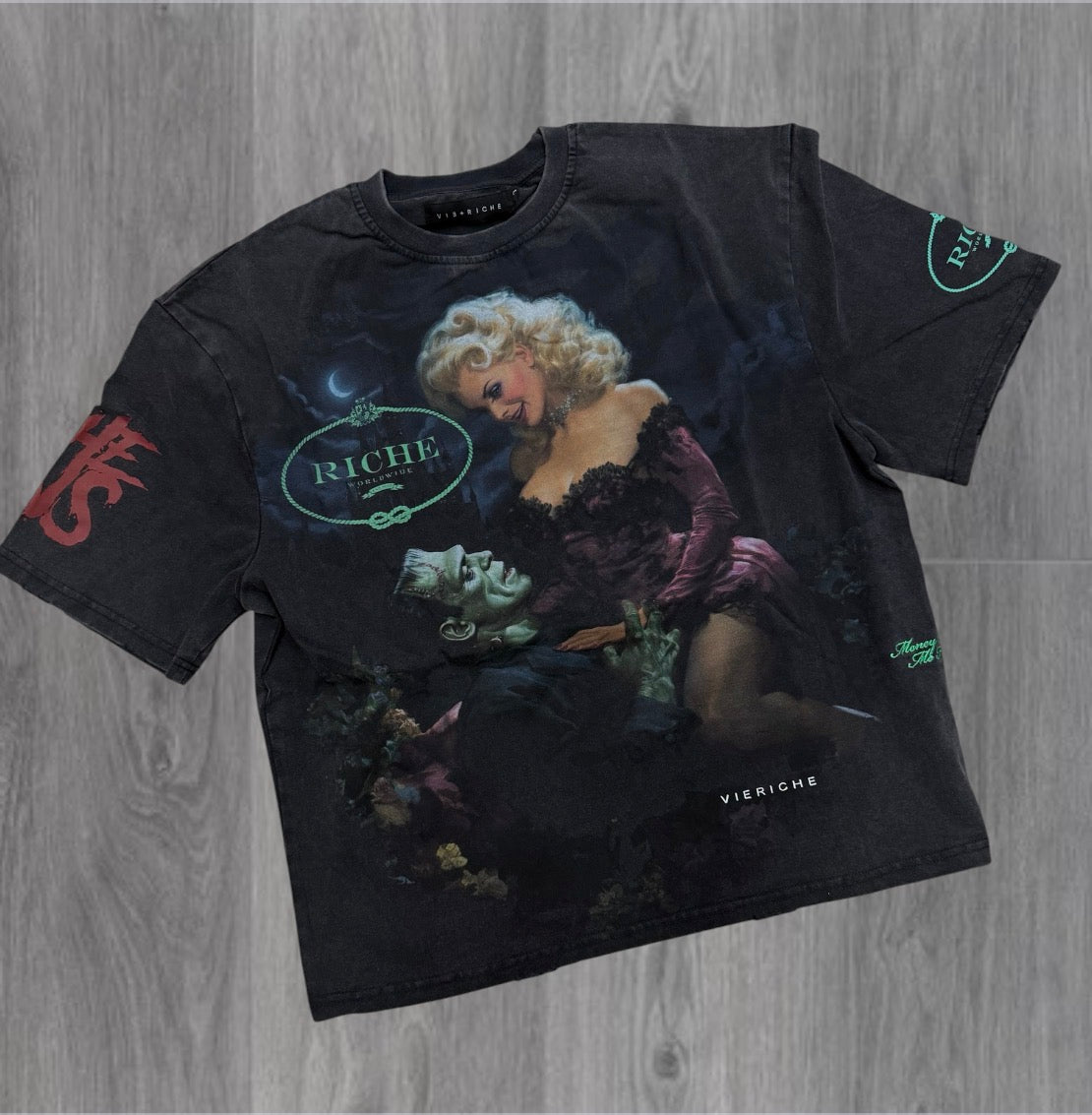 VR - Frankenstein T-shirt - Black 2032