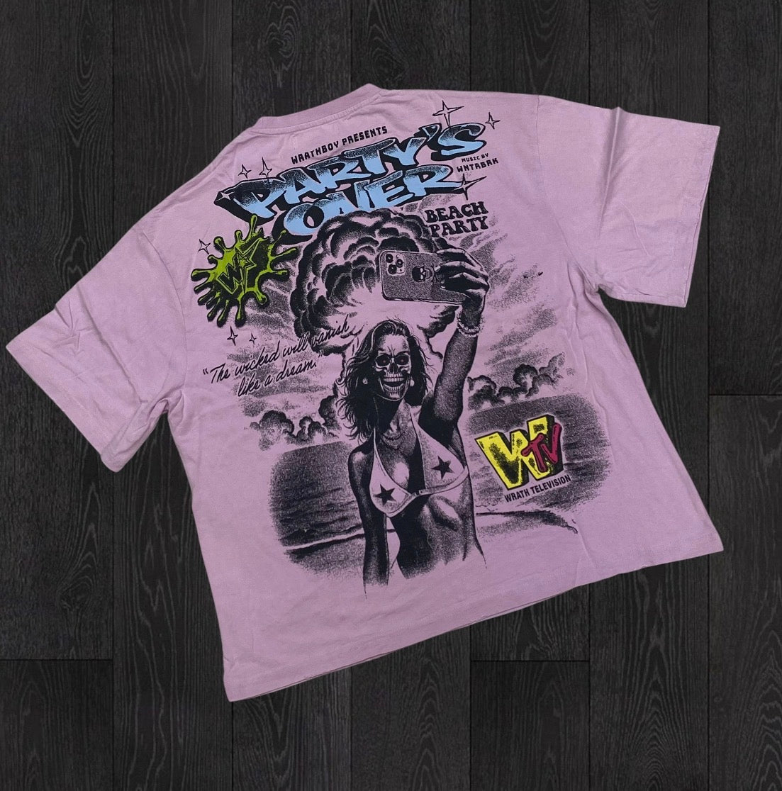 Wrath - W TV Tee - Pink 628