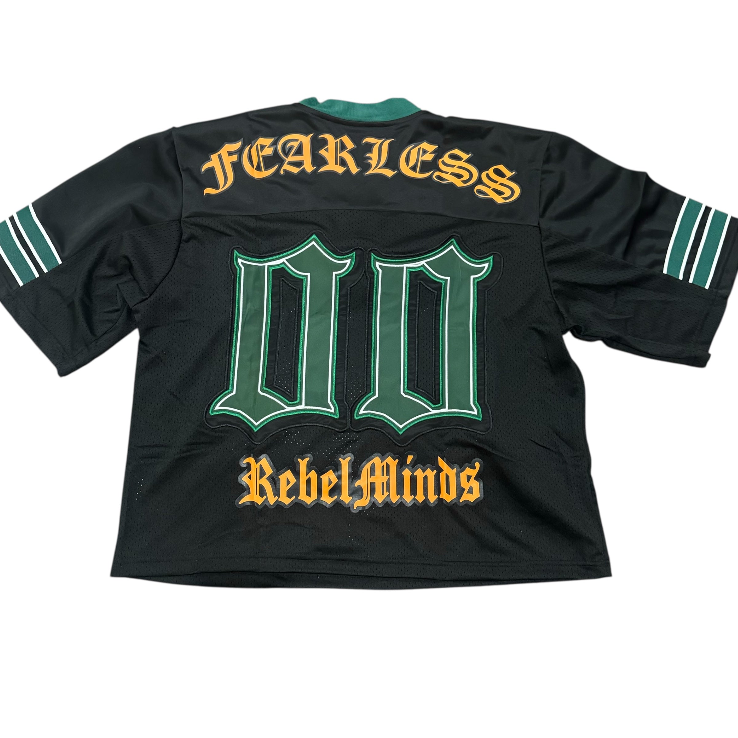 Rebel (Set) Fearless Football Short-Cut Jersey Set Black 154 954 M