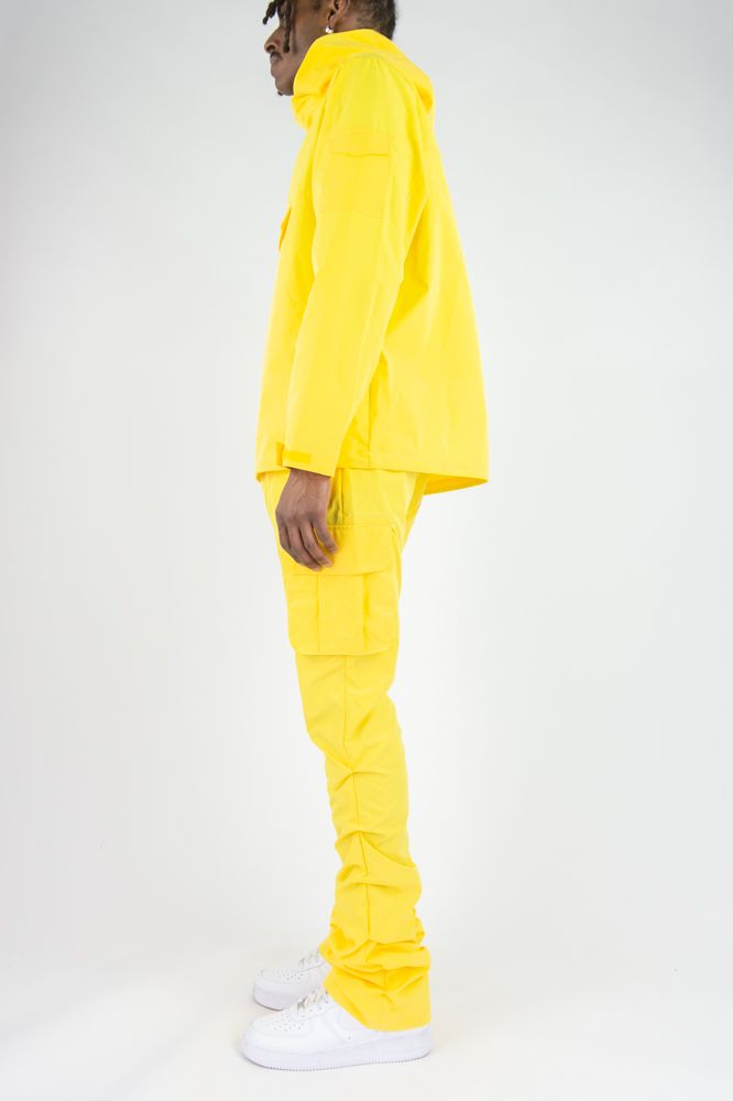 Rebel - STACKED NYLON CARGO PANT (YELLOW) 422 522