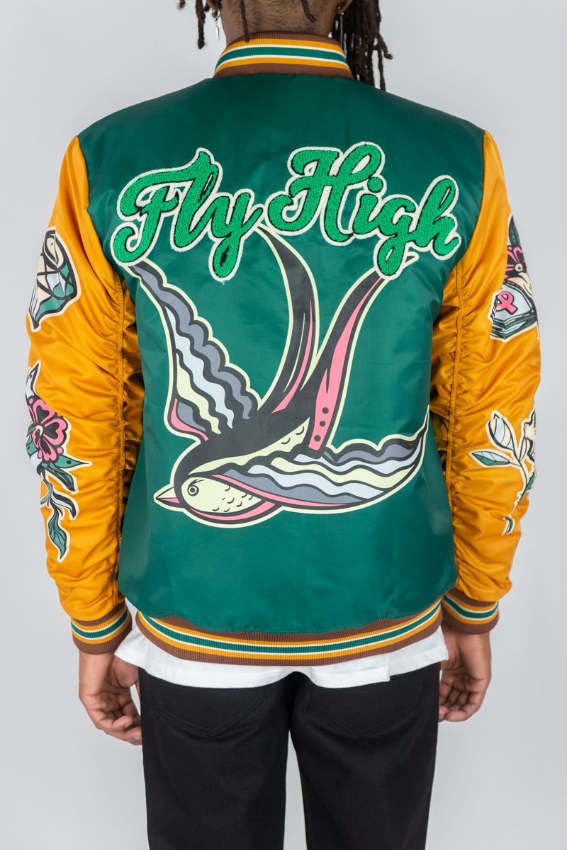 Fly High Flight jacket Hunter Green 546