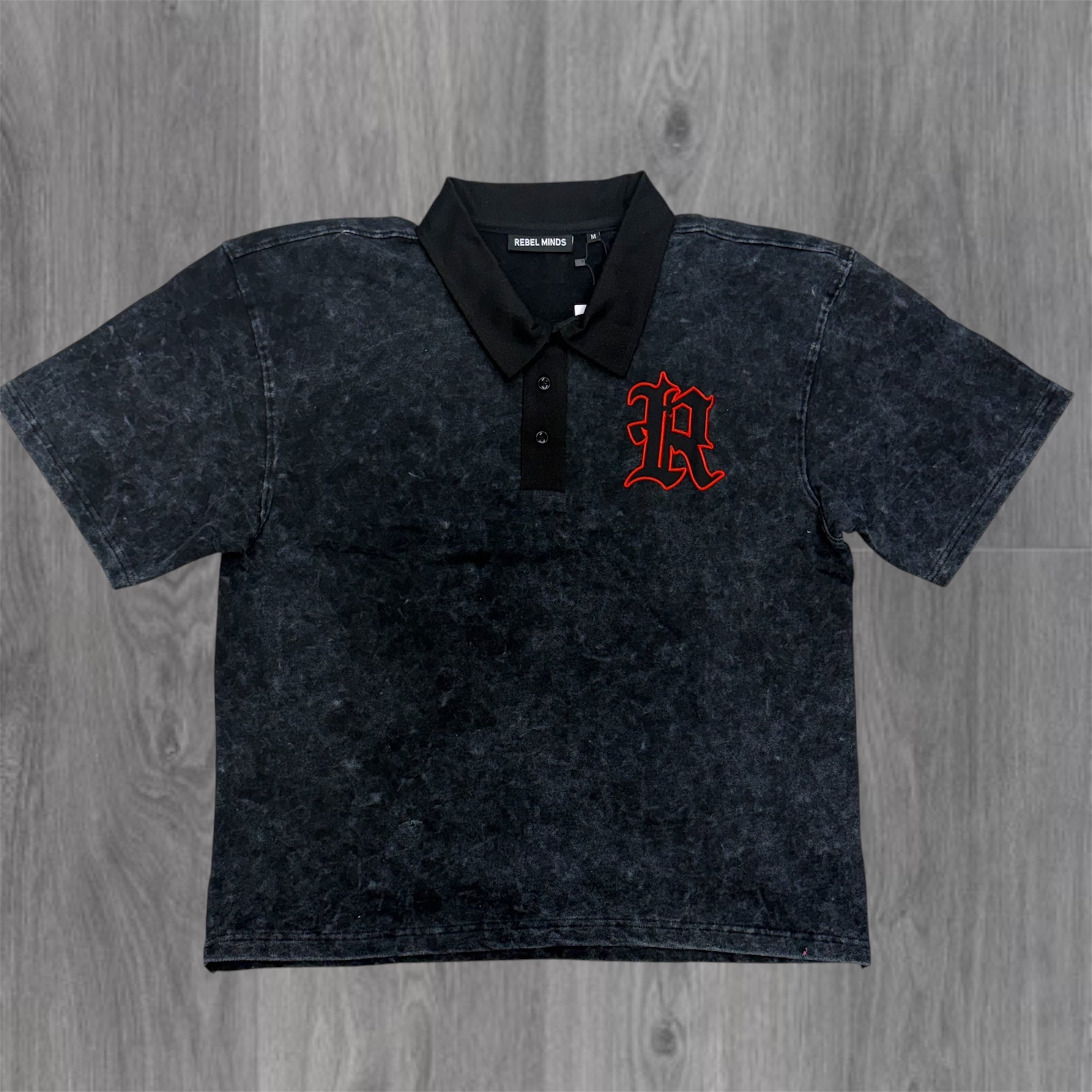 Rebel - Polo T-shirt - Black 626