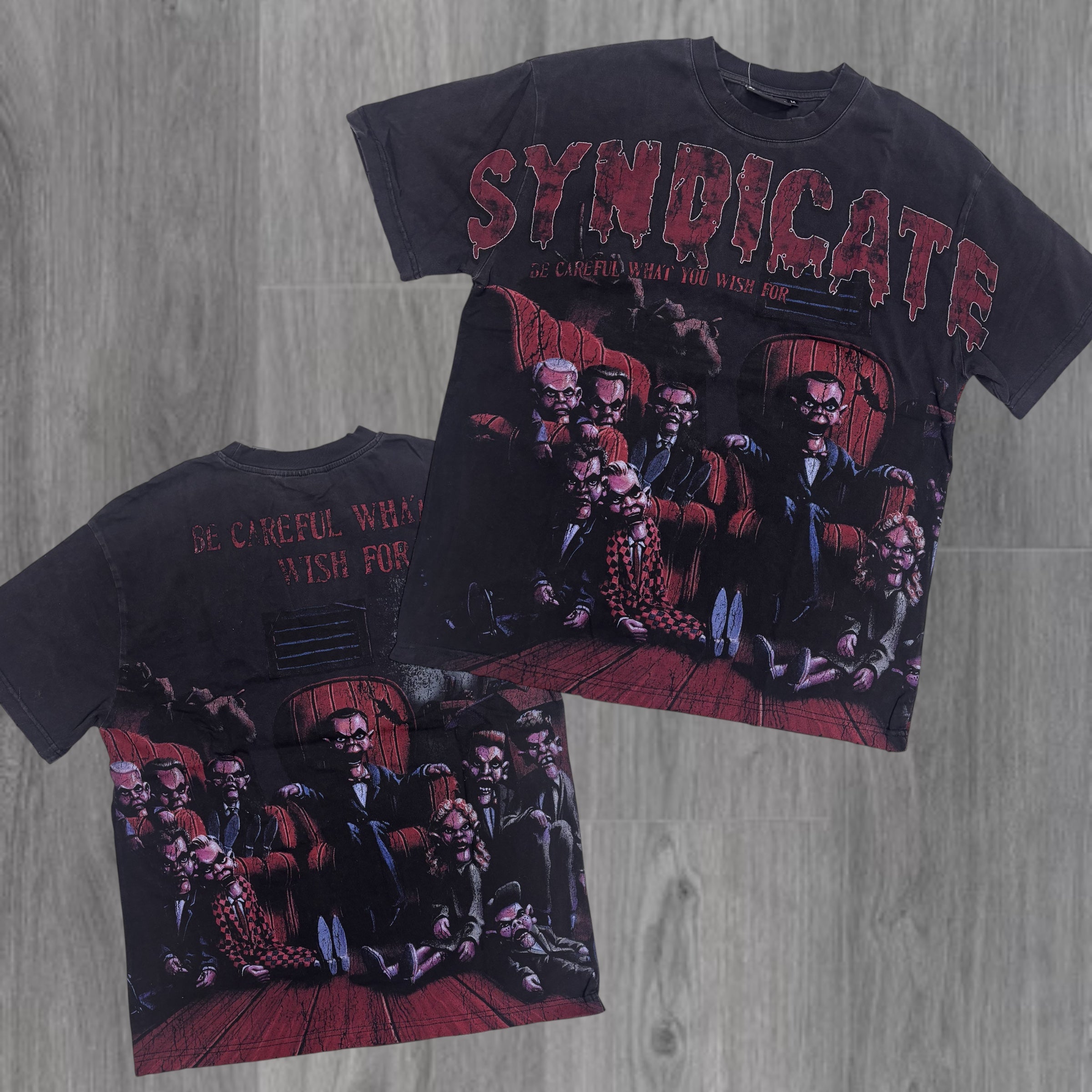 SYN  “ WISHES “ T-Shirt - BLKWSH - SYNT54