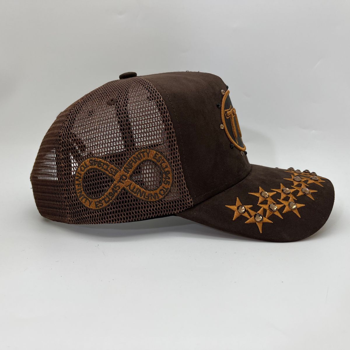 Hudson - 777 Circle Trucker hat - Brown V1