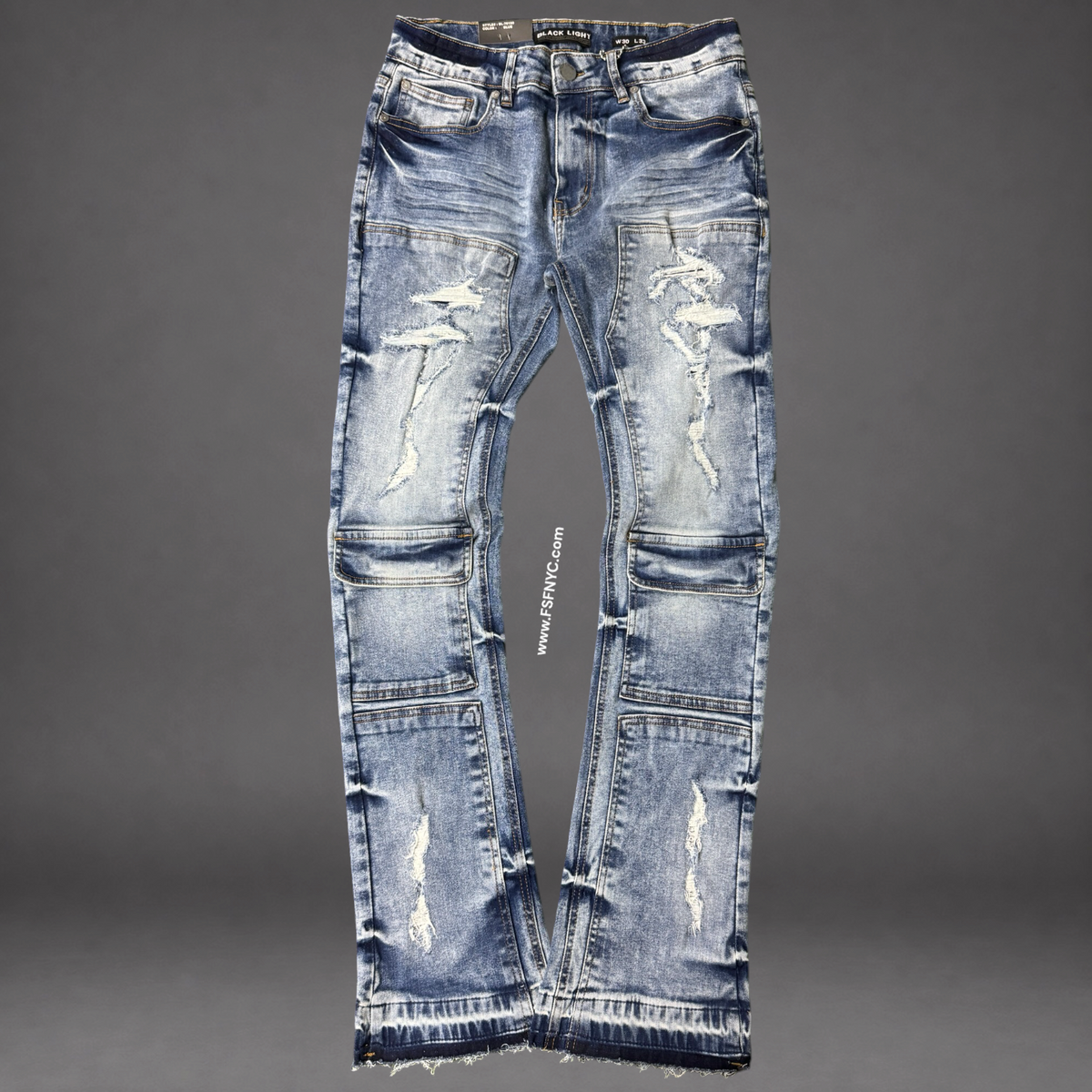BL - Stack denim - Dk blue 70150