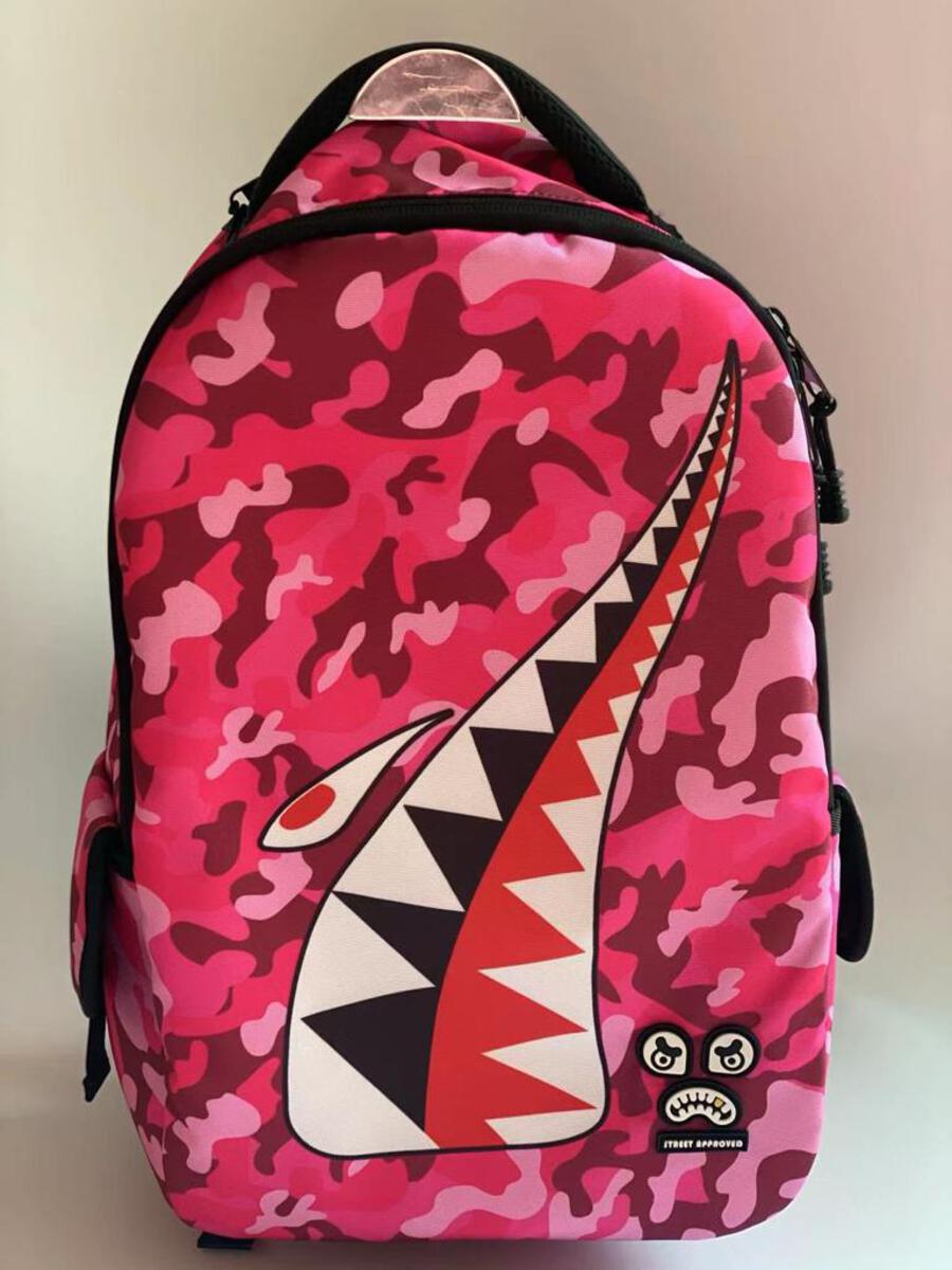 Approved Backpack shark pink Camo