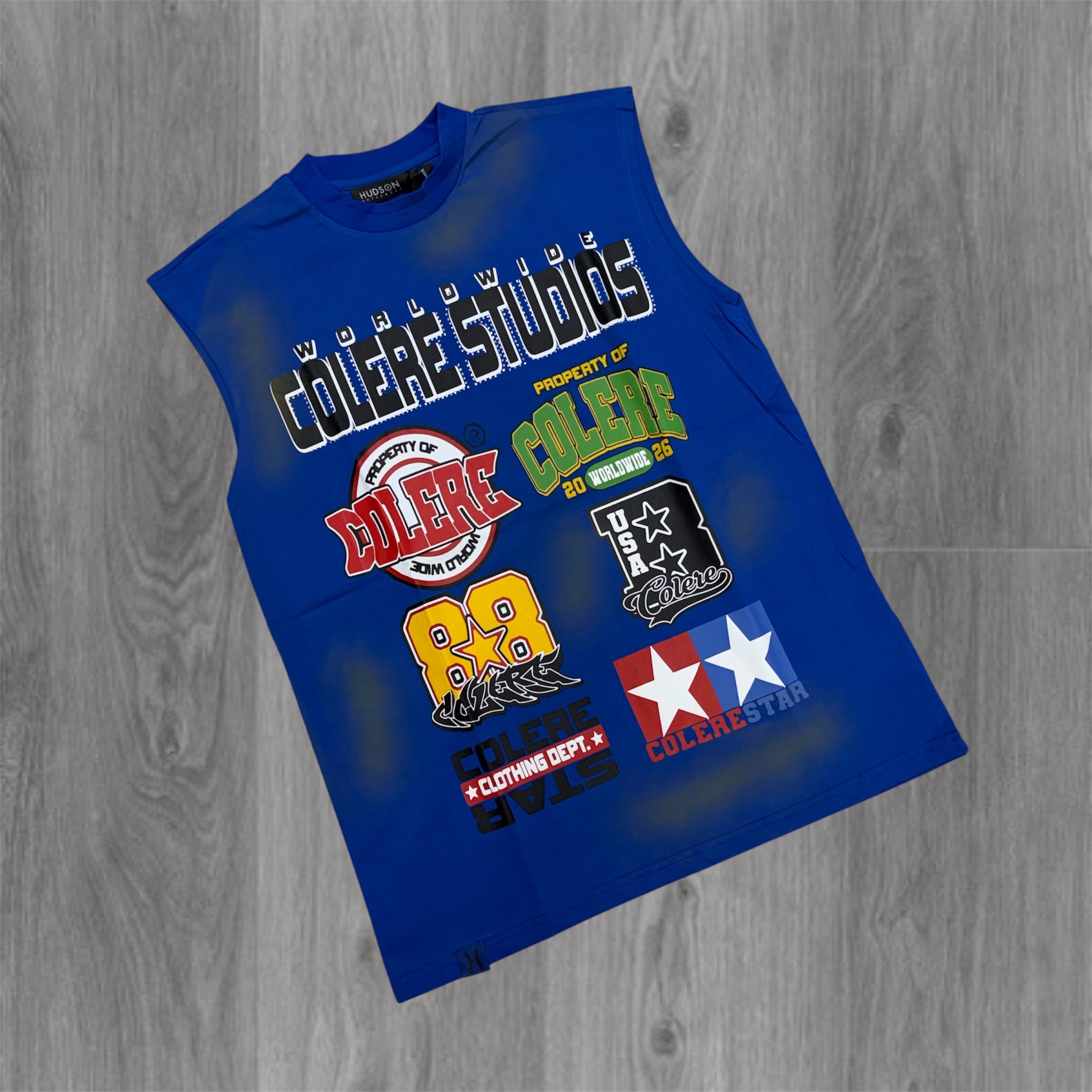 HDSN -  Colere Sleeveless Tee - Blue 707
