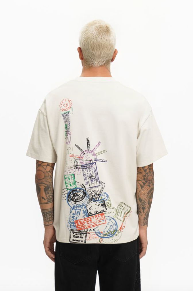 Valabasas - bagge claim T-shirt - cream -  1075