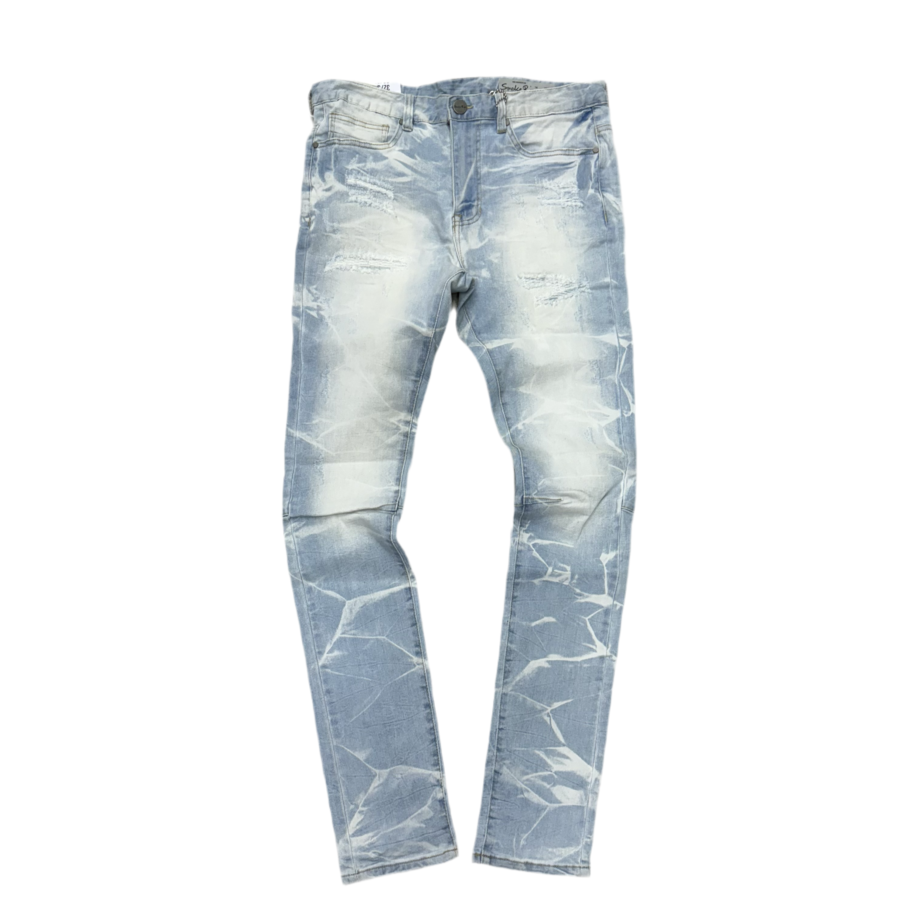 Rise Gun short effect and lighting Jeans speckle 22508