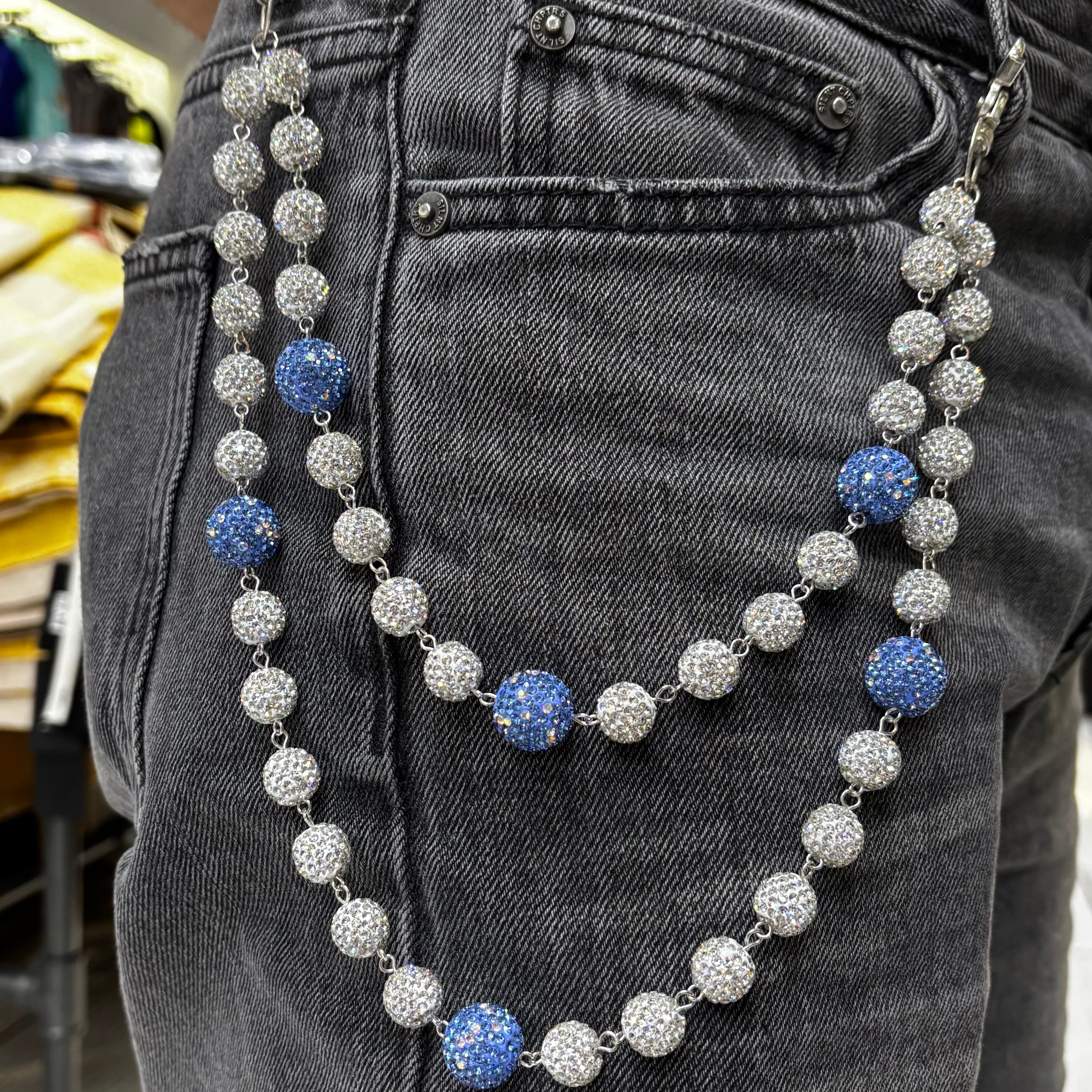 KD Wallet Chain Blue/Silver
