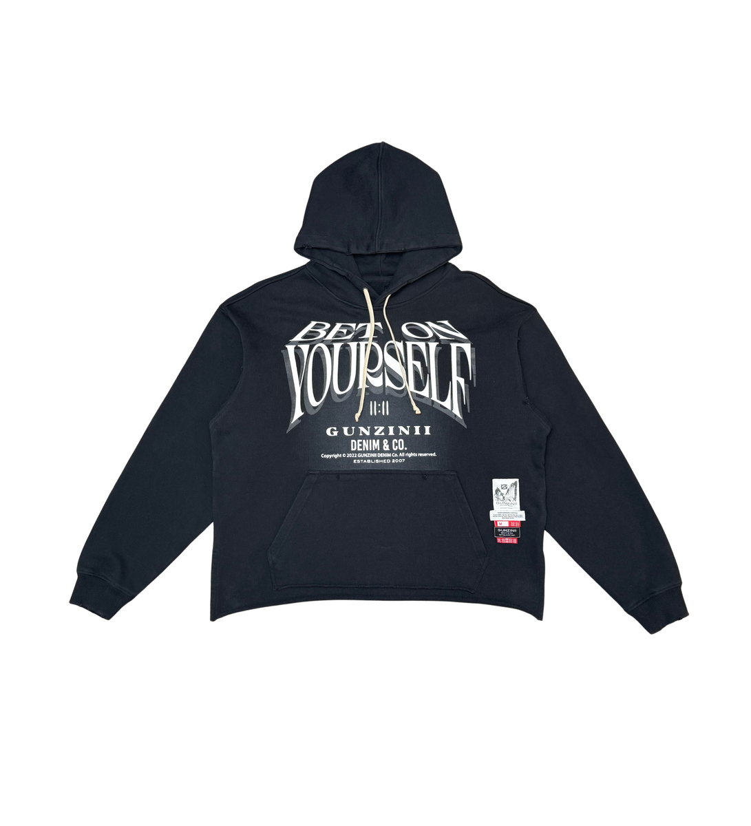 Gunzinii - Bet On Yourself Hoodie - Black - GZ505
