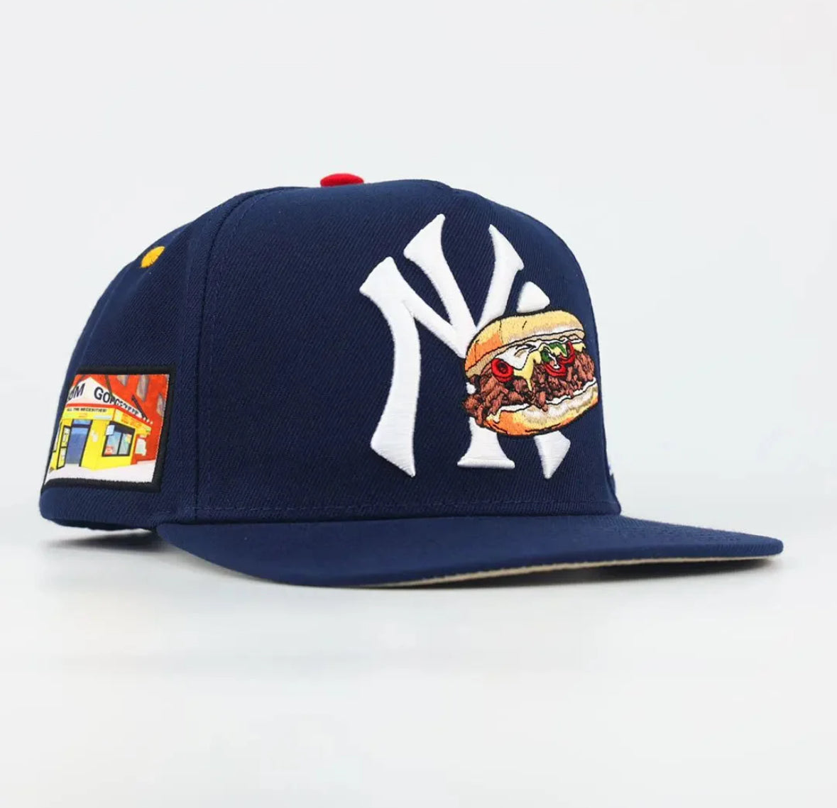 GB chop cheese SnapBack NY Navy