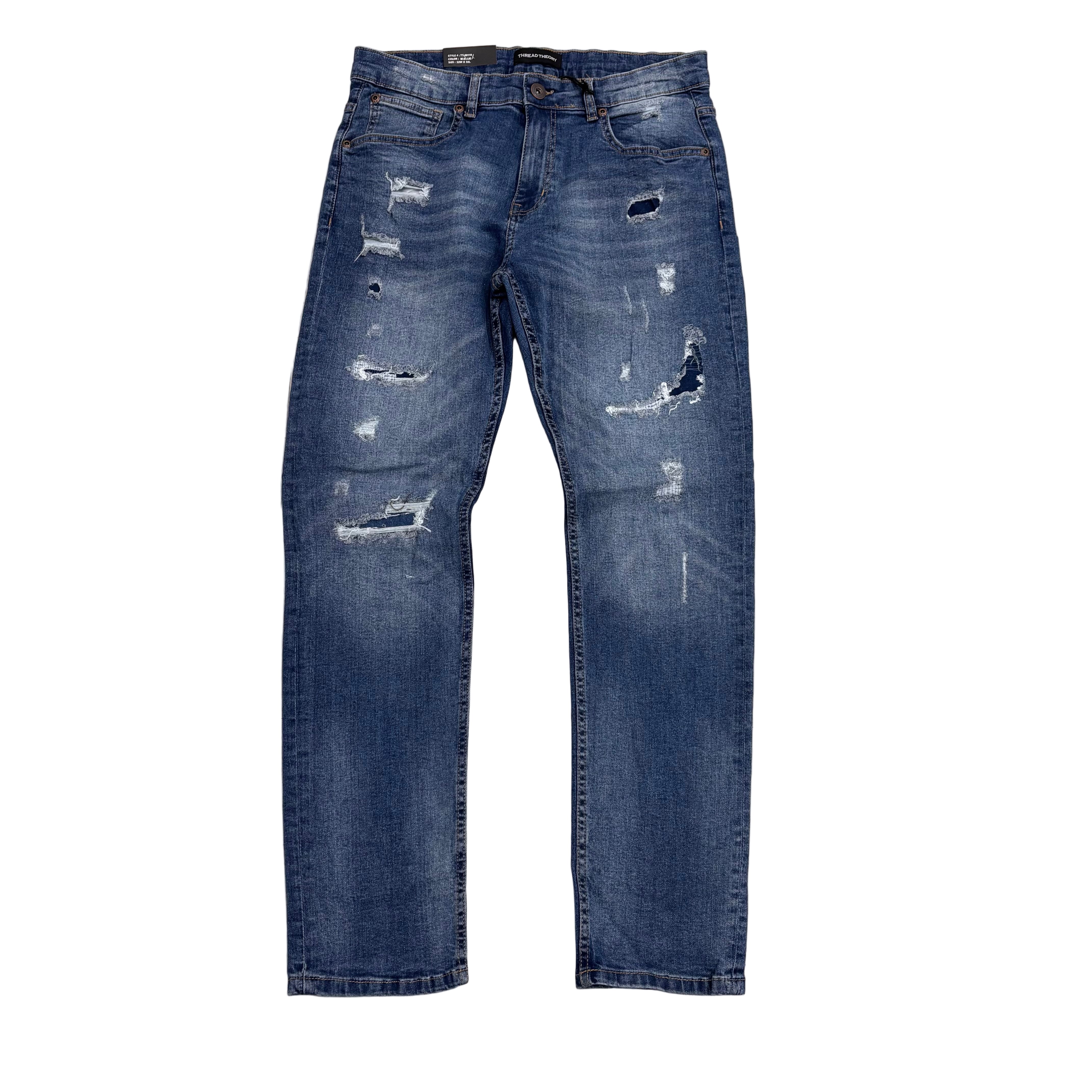 Threads Denim Jeans - Med Blue - 50119