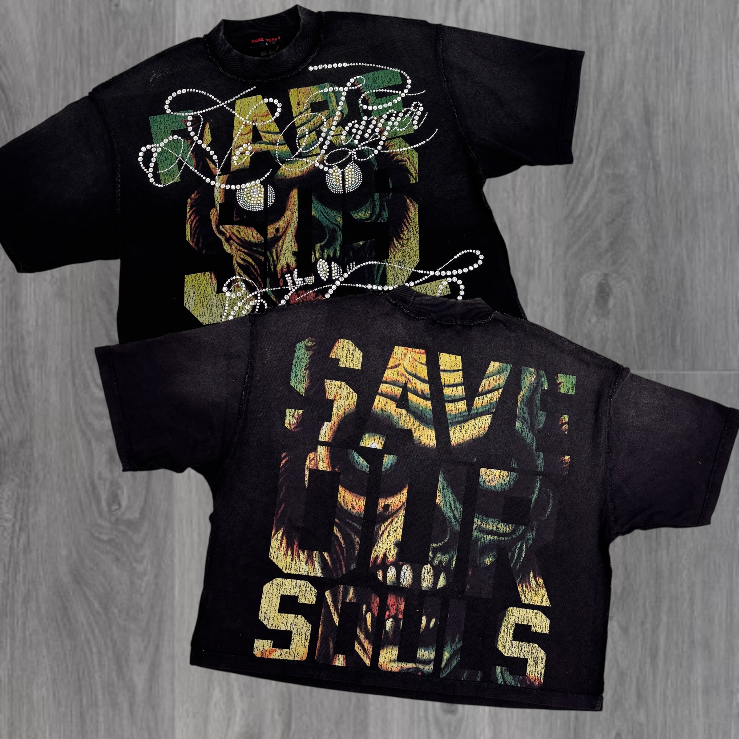 RARE PEACE - SAVE Tee - BLK - 5059