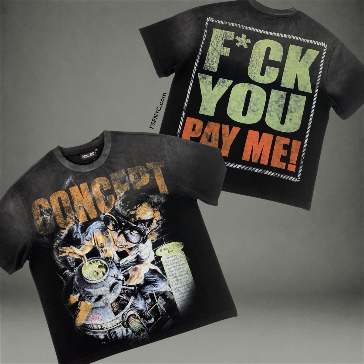 Sci Fi  T-shirt - Black W - 8