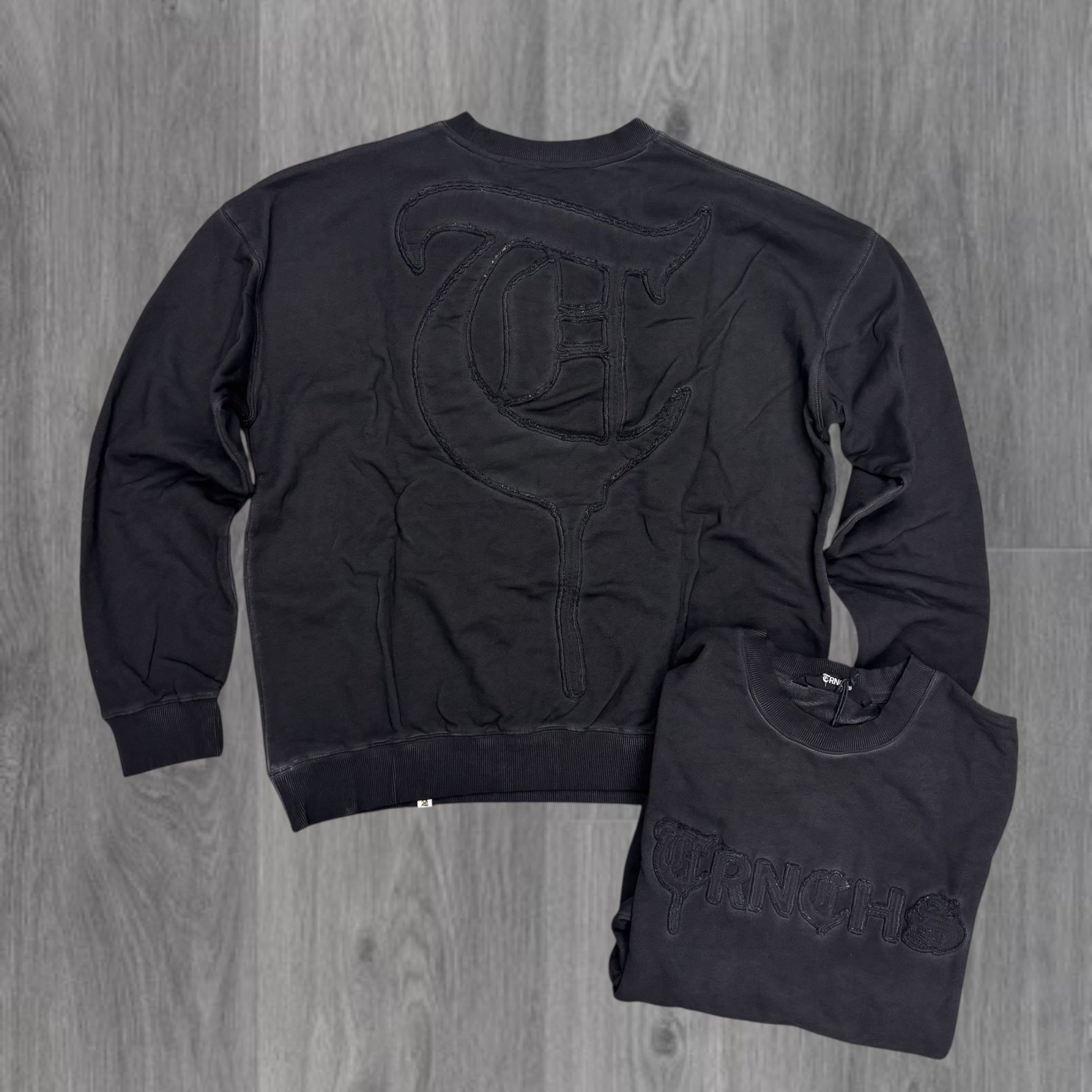 TRNCHS - “MAWADA” Crewneck - BLK - 881