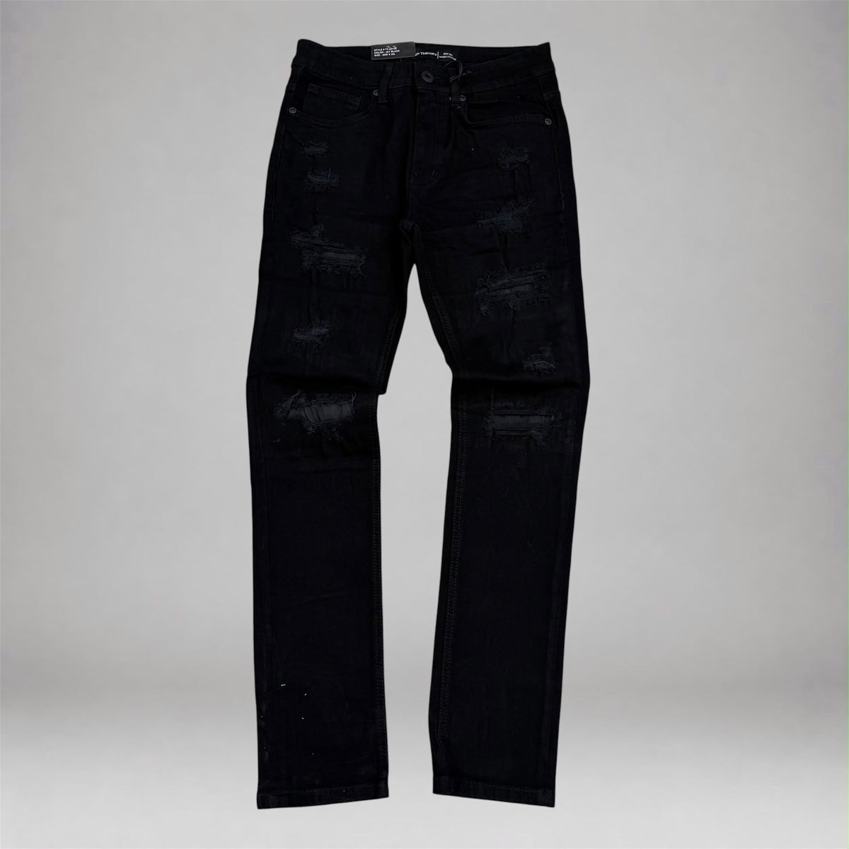 Thread - Slim Distress Denim - Jet Black 50138