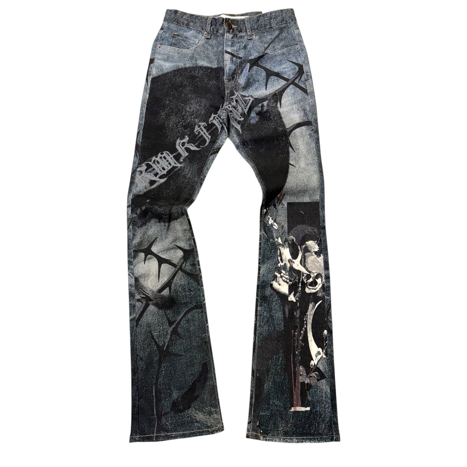 Armor - stacked Graphic Denim - blue - Rm210SK-2