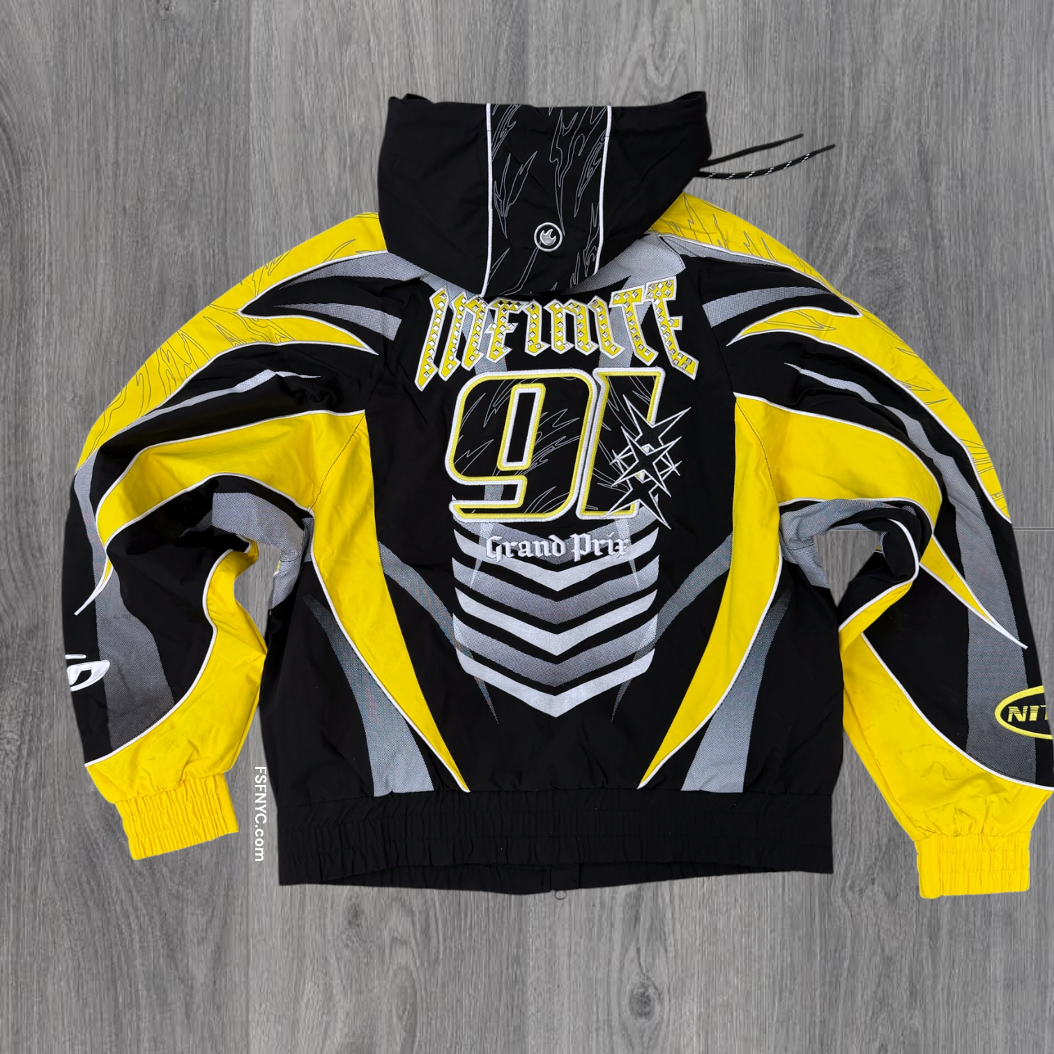 Rise - SET - Windbreaker color block - Yellow - F586