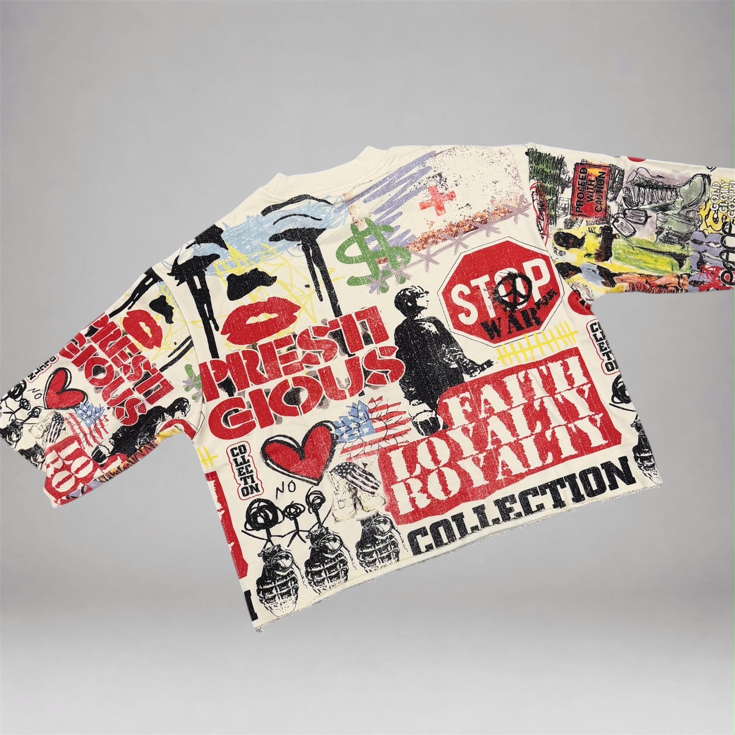 PRESTIGE - Streets Rebel Cropped  Tee - Multi