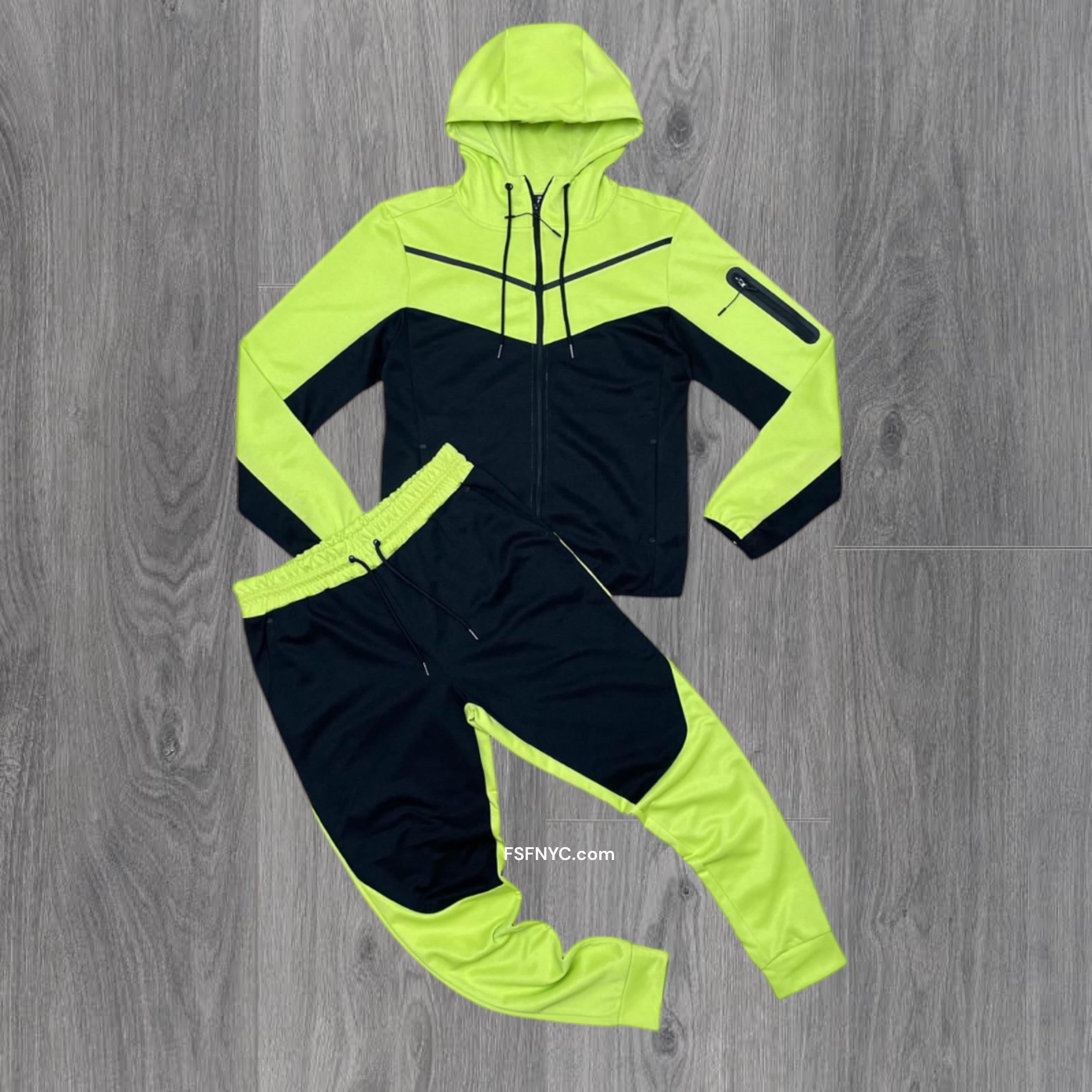 Republic Tech 2 Tone Set Lime Black