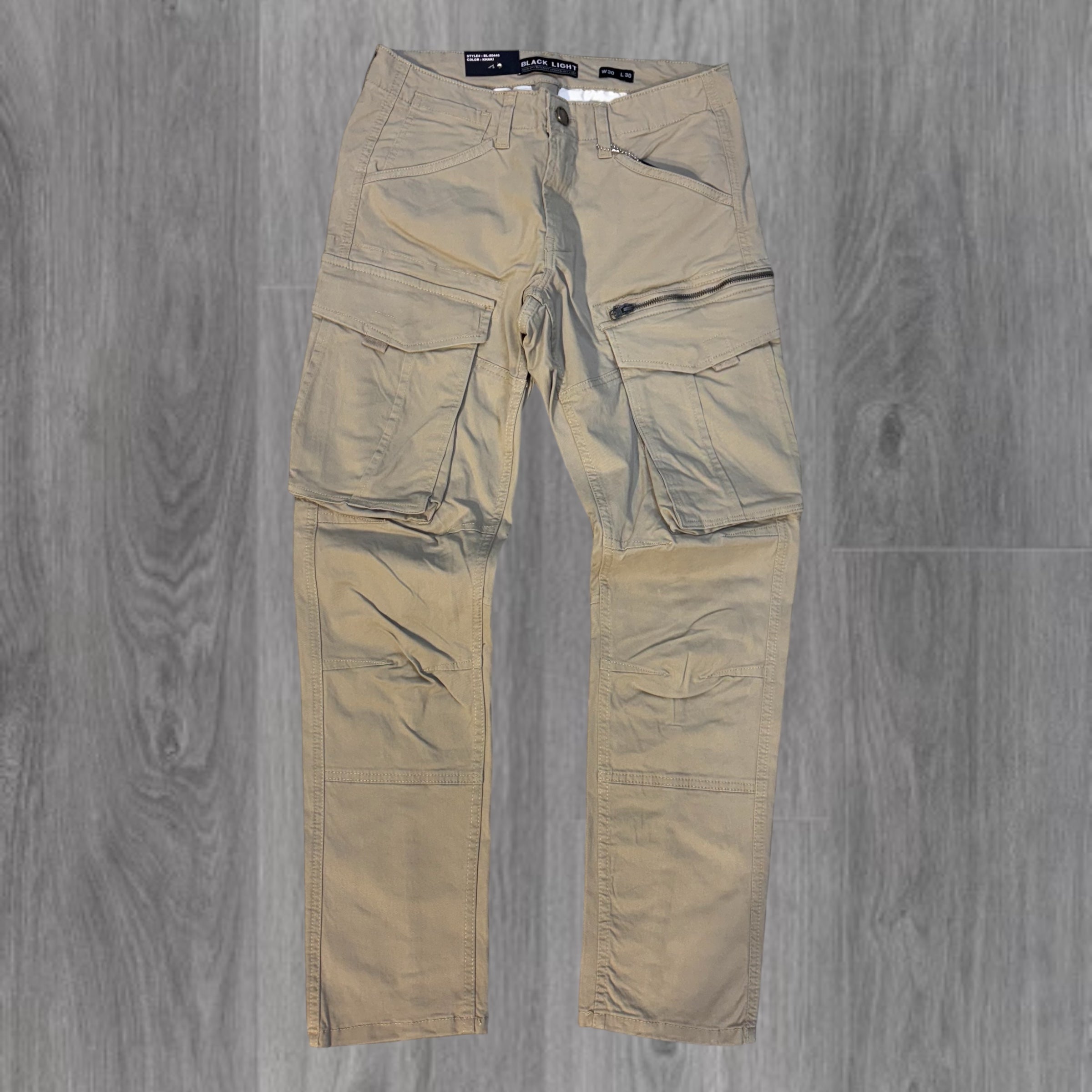Classic Cargo Denim Khaki -  80446