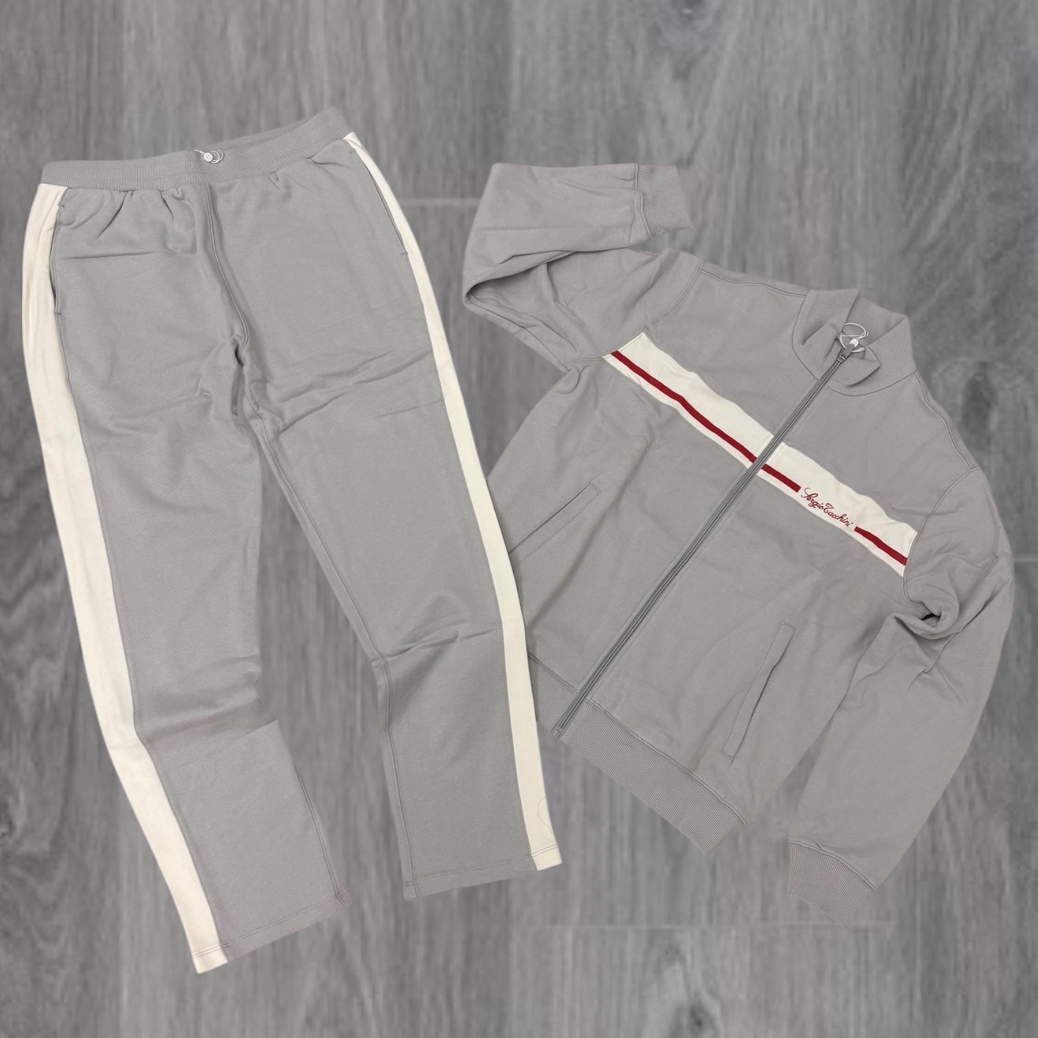 Sergio Tacchini - Cursivo Track Set - Quiet Grey