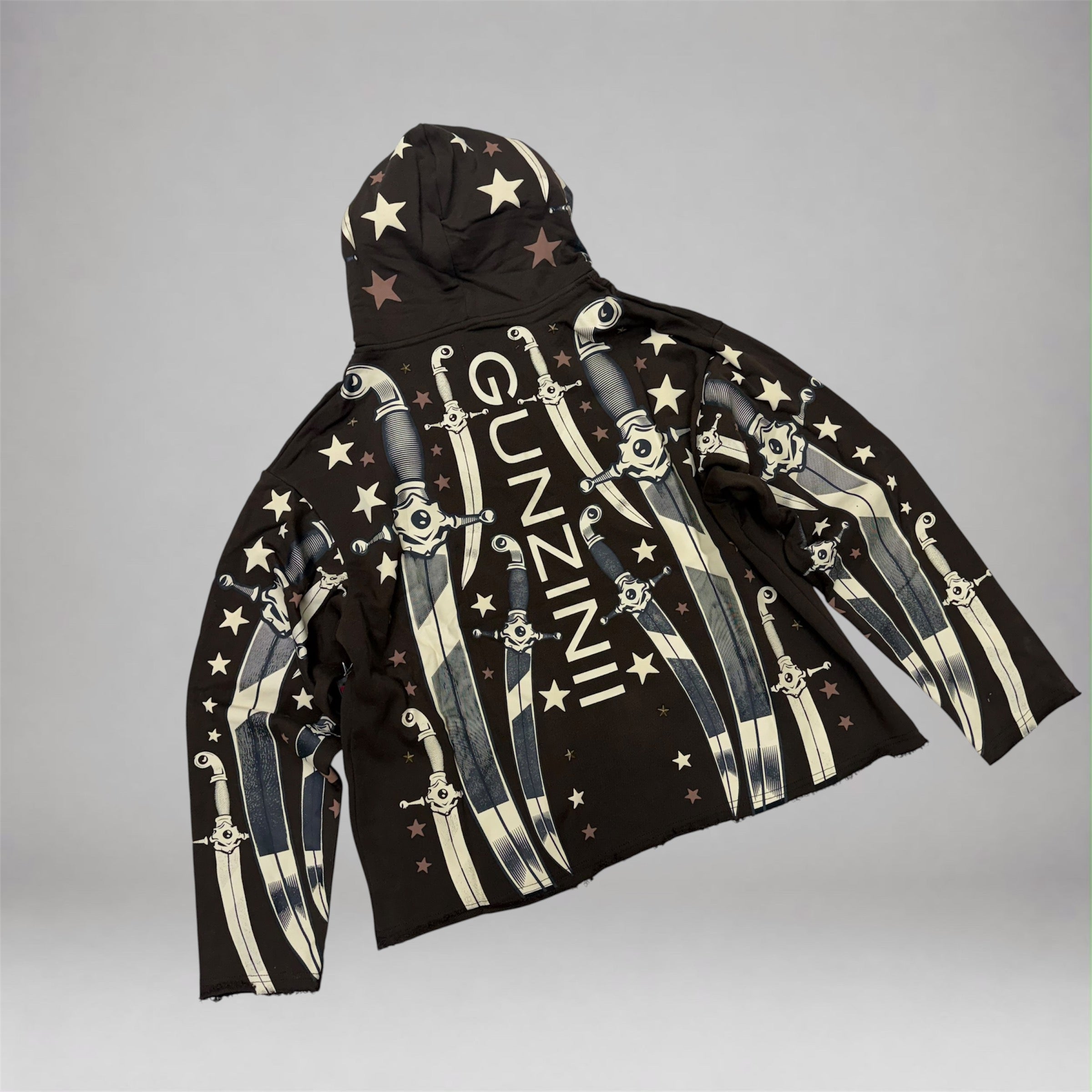 Gunzini - War Swords Hoodie - Brown 868