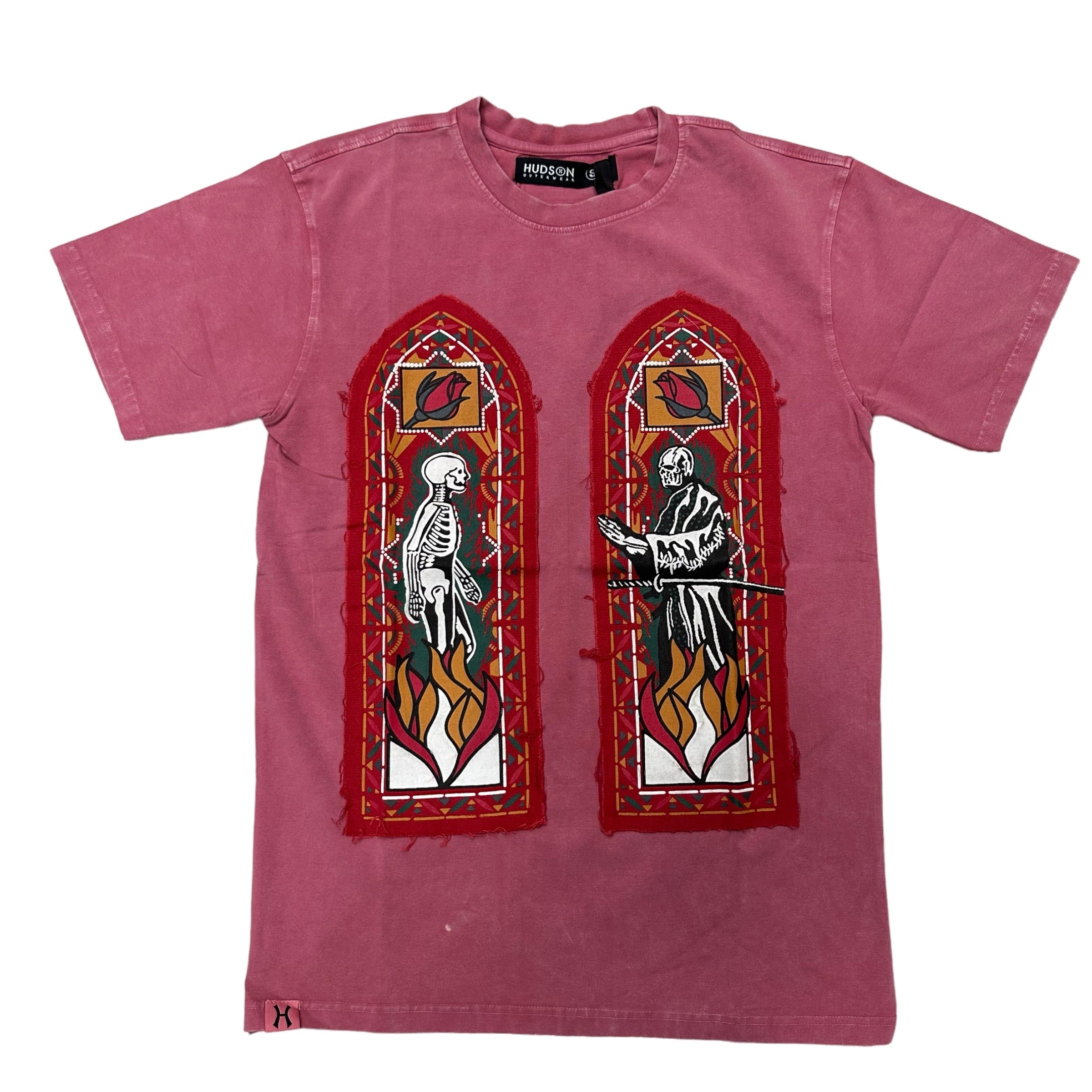 Hudson Stained Glass T-shirt Maroon