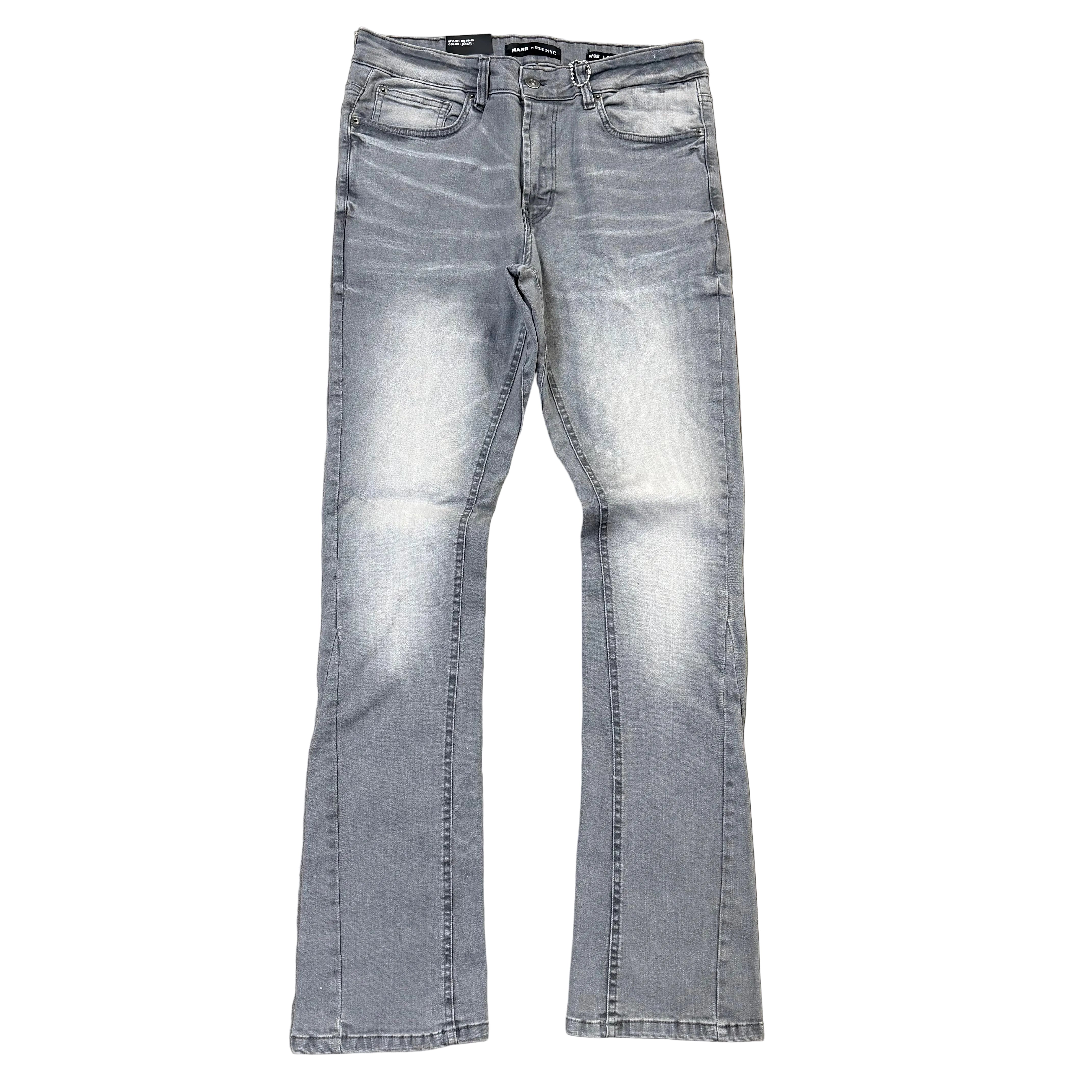 NARR - Stacked Fit Denim - Grey - 80445