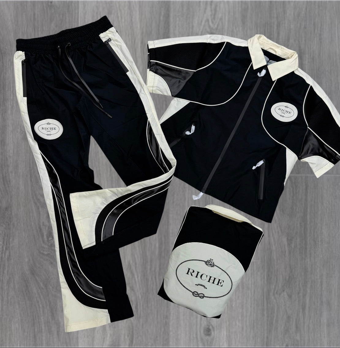 VR - Stacked Nylon Set -  Black/Cream - 2020 2021