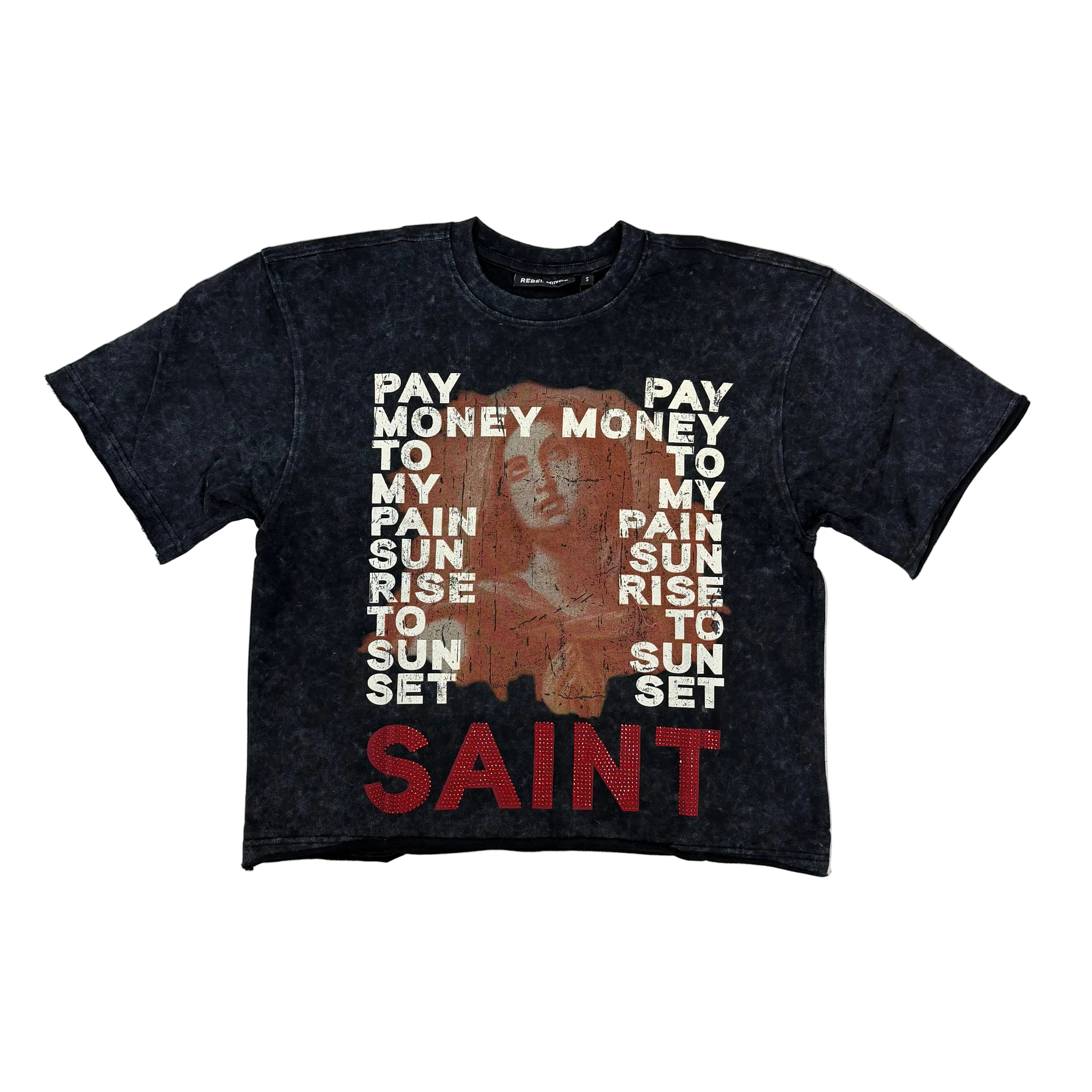 Rebel - Stay Real T-Shirt - Black - 101