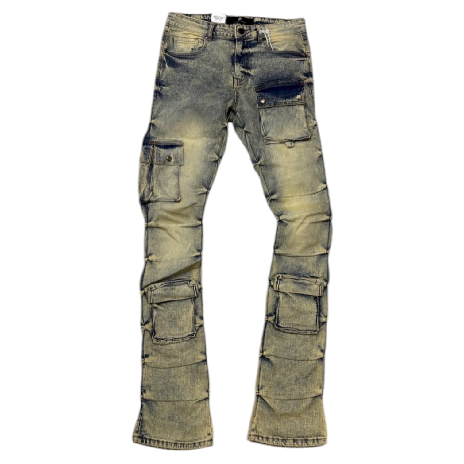 FOCUS - Stacked Cargo Denim - VINTAGE - 5226