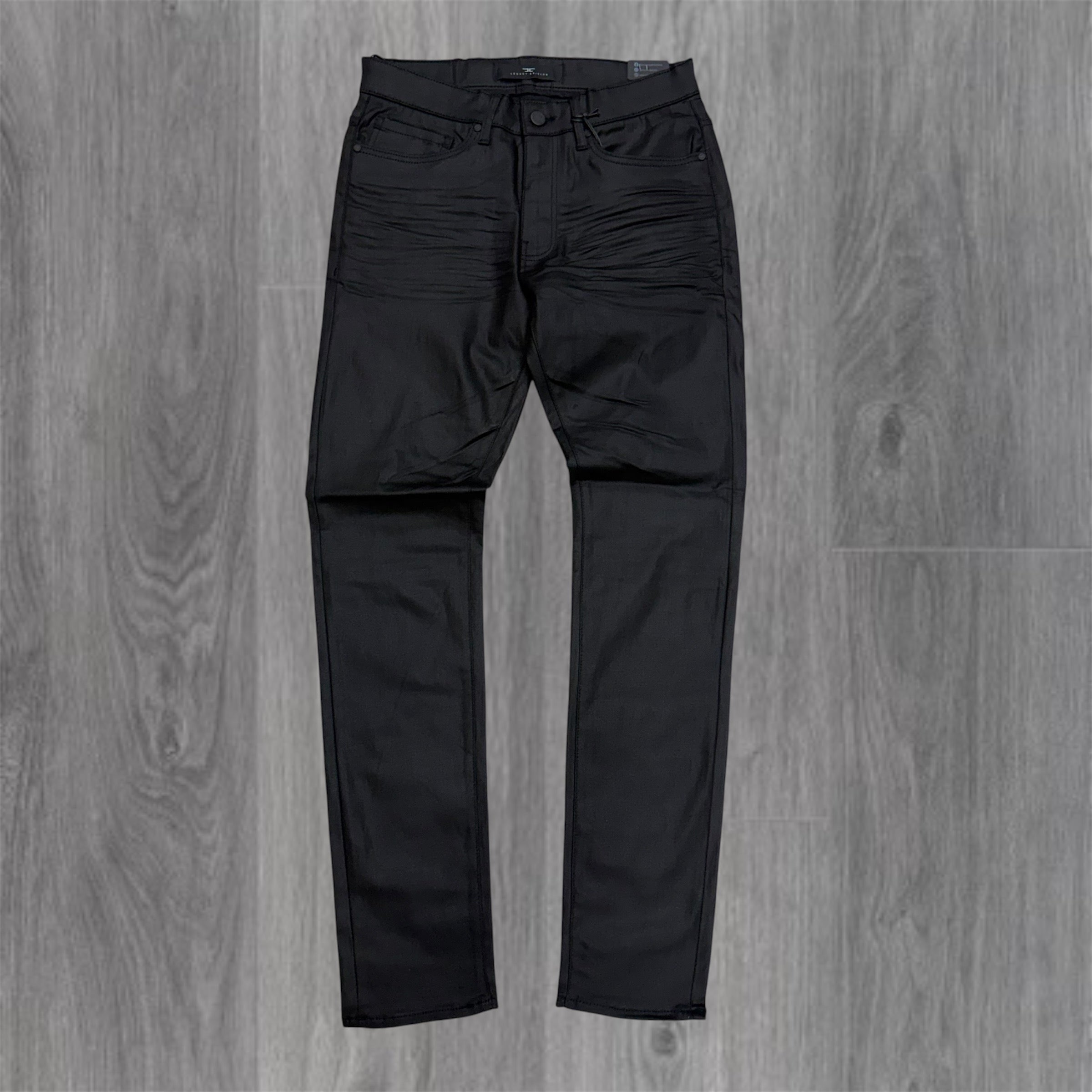 JC - Wax Denim Slim Jeans - Jet Black JS490