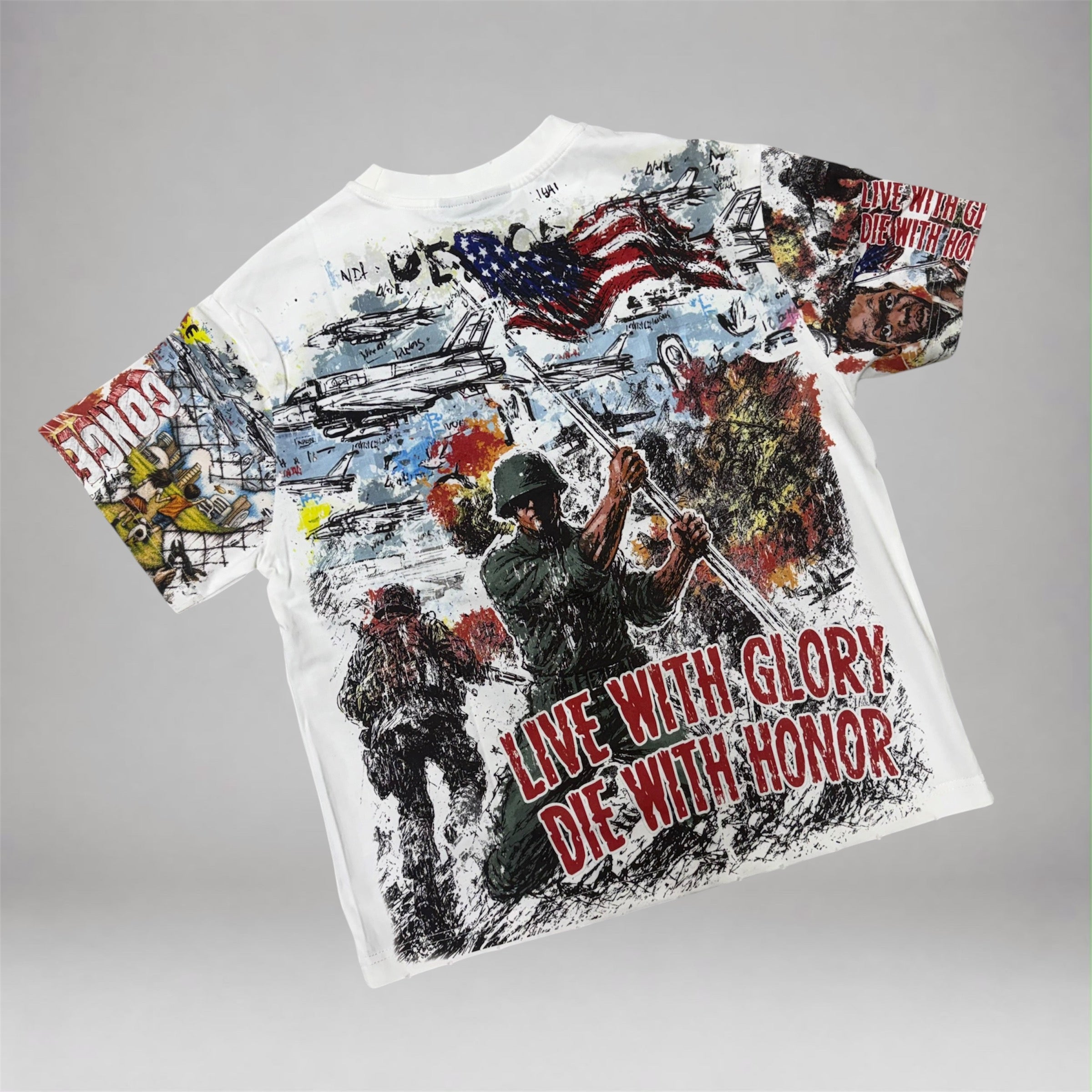 Con - Live with Honor Tee - White 8