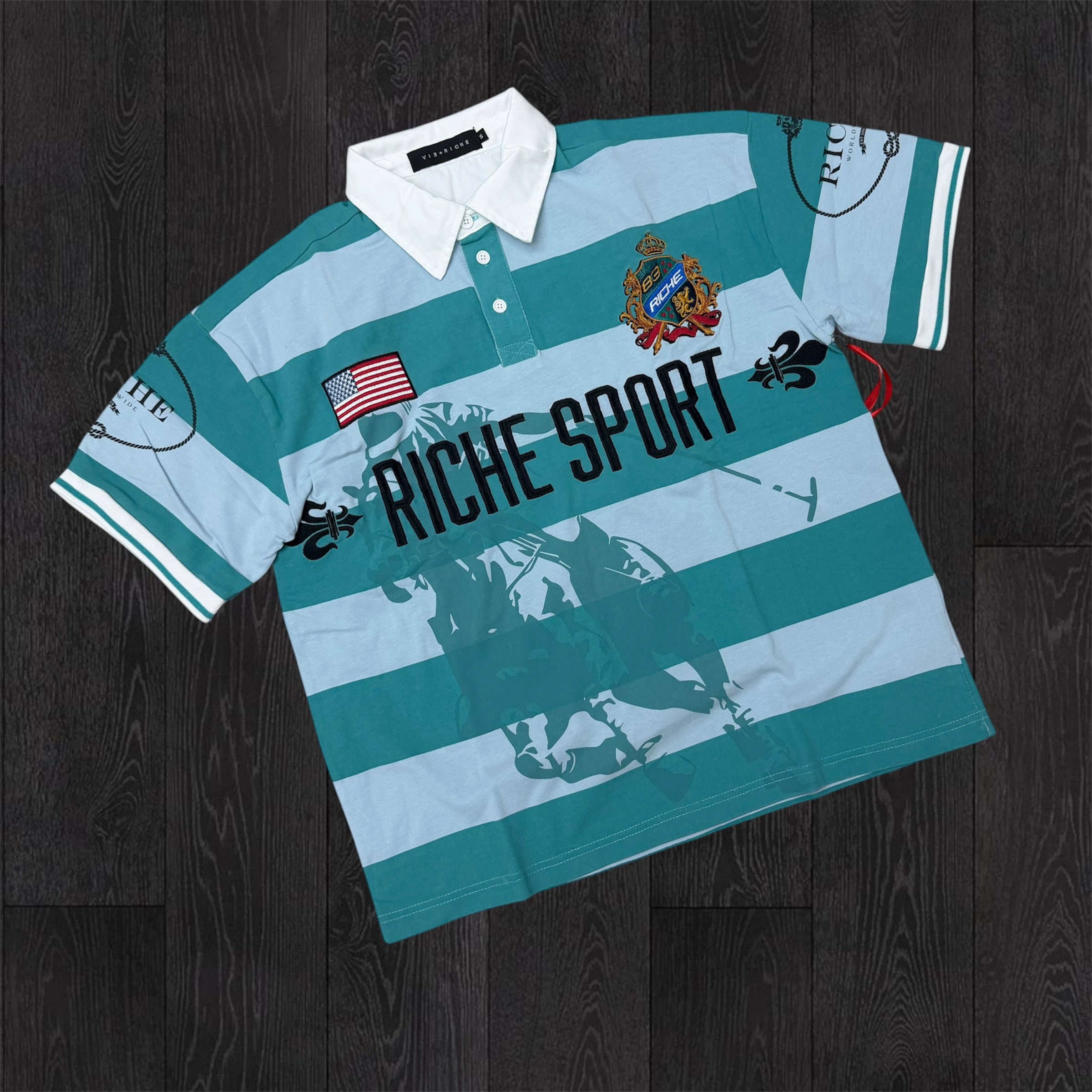 VR - Rich ASF Polo Tee - Mint 2067
