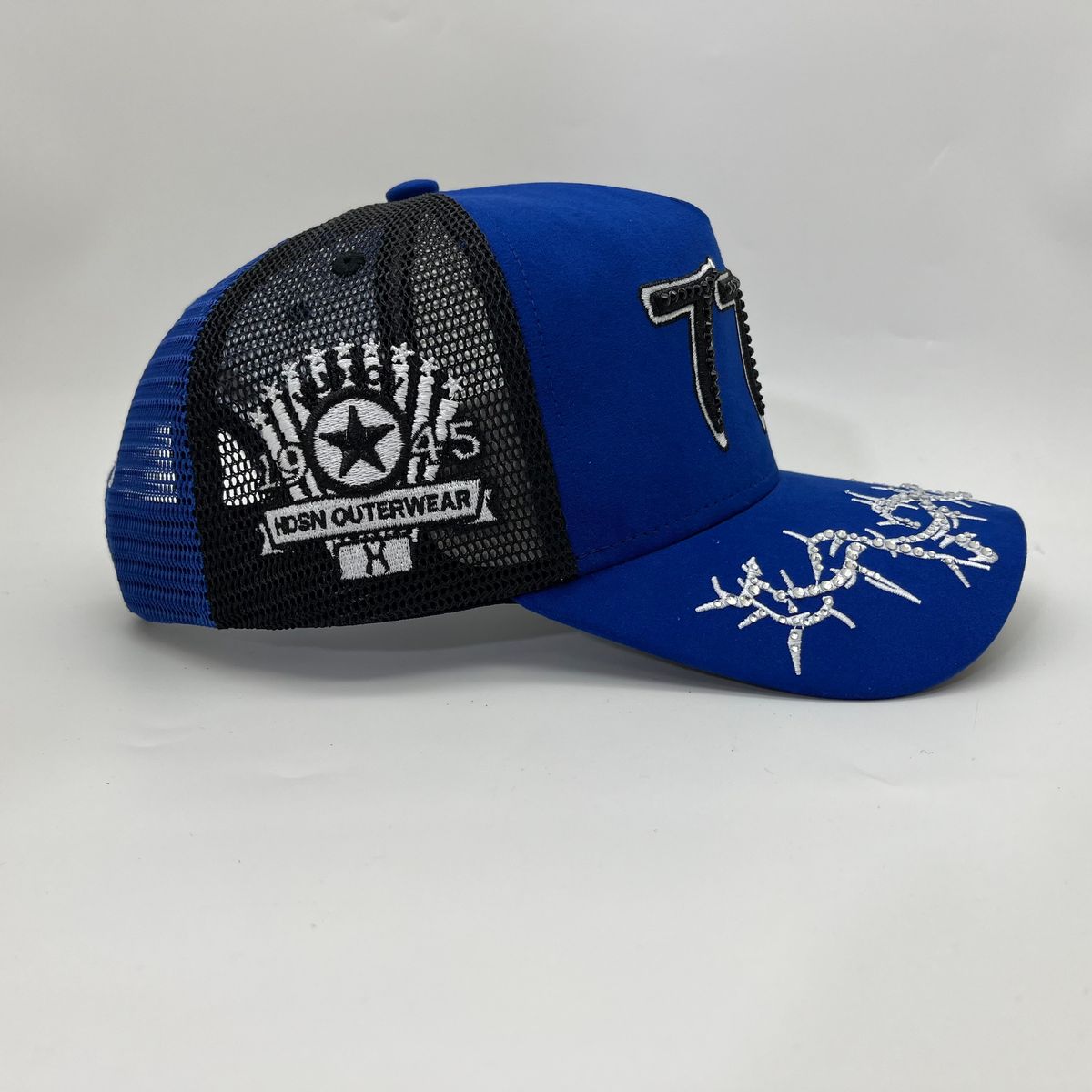 HDSN - “Chains”  777 Trucker hat - Royal/Black V2
