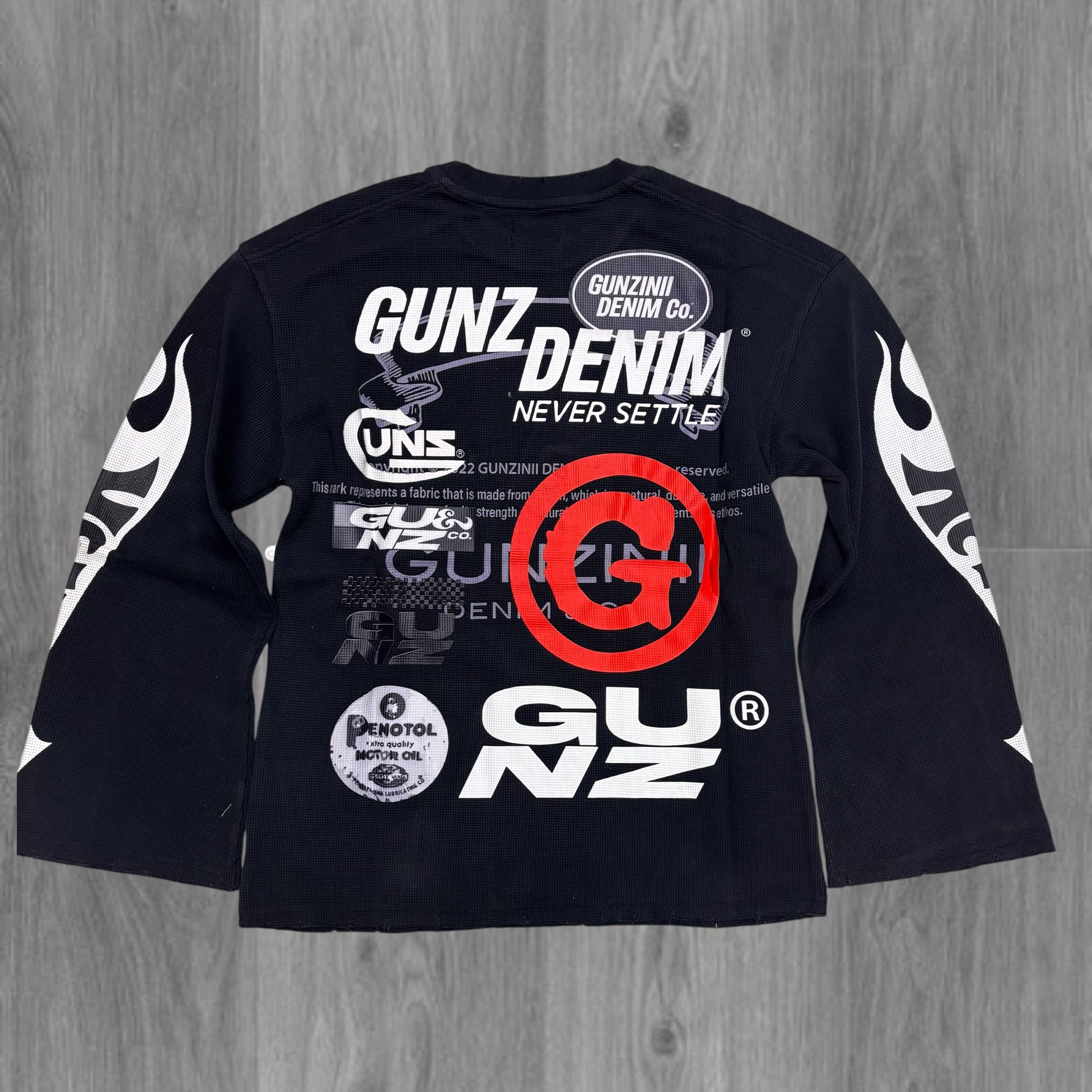 Gunzinii - Thermal SPEED Crew Neck - Black - GZ838