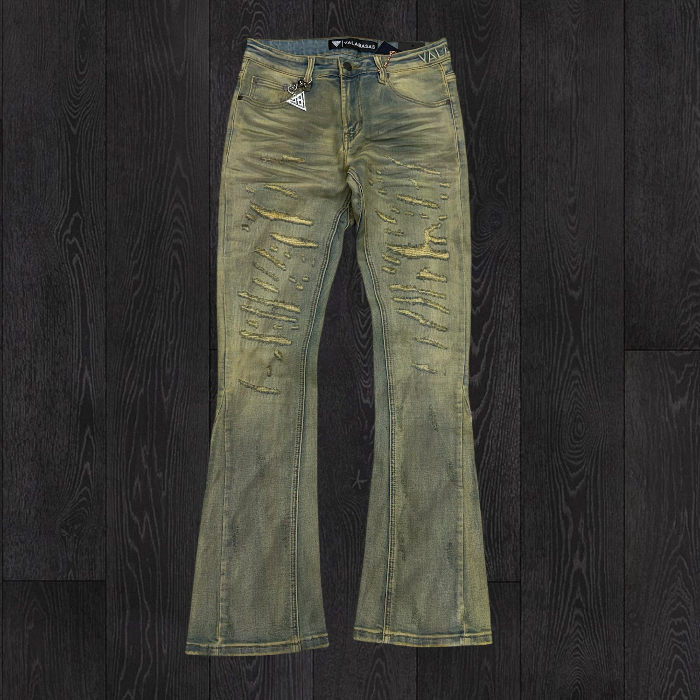 Valabasas - Thatch Stacked Denim - Vintage wash - 1122