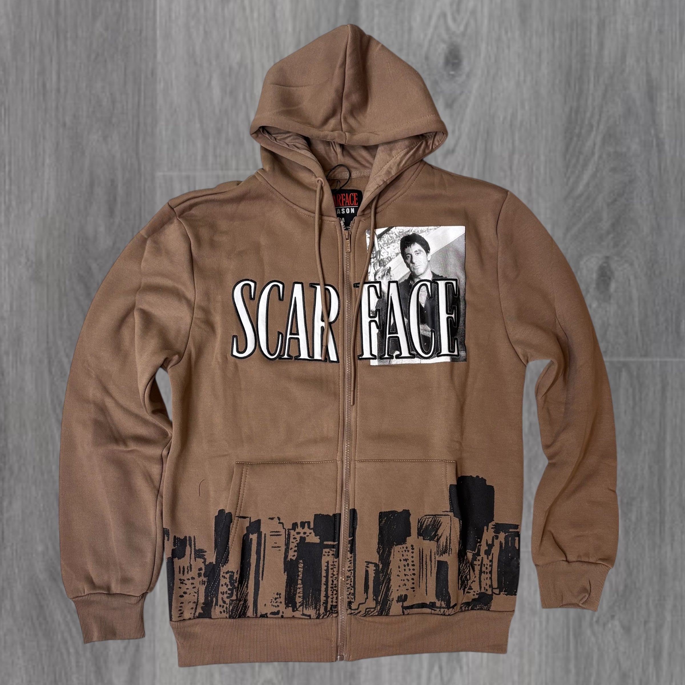 REASON - “ TONY MONTANA“ HOODIE - BRWN - 015